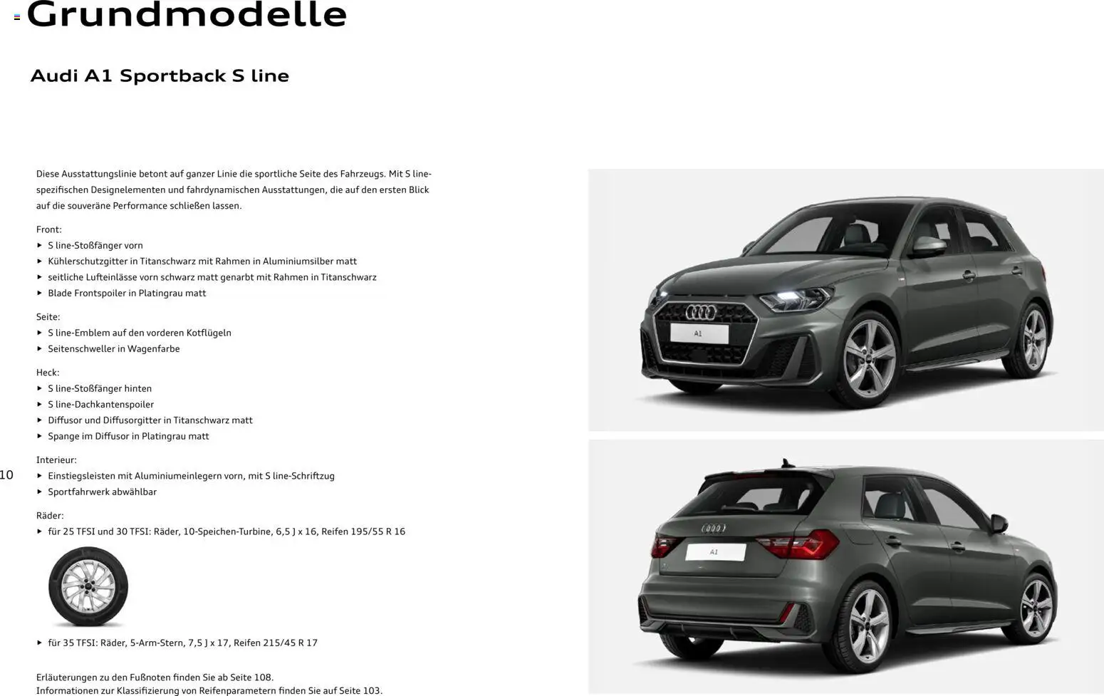 Audi A1 Sportback / A1 allstreet - Seite 10 - gültig ab 28.10.2025