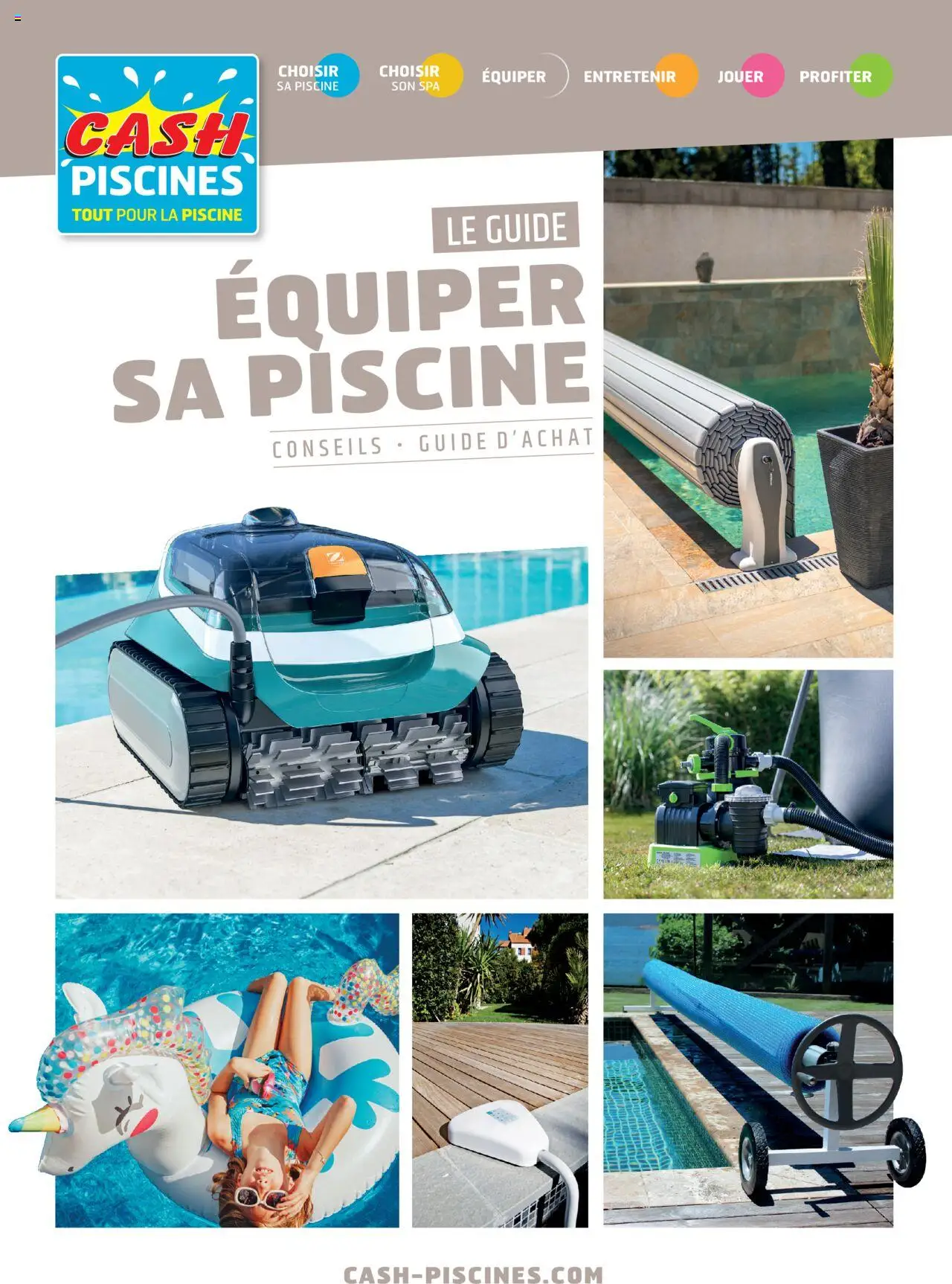Cash Piscines Guide de l'équipement  - page 1 - valable à partir du 01/03/2024