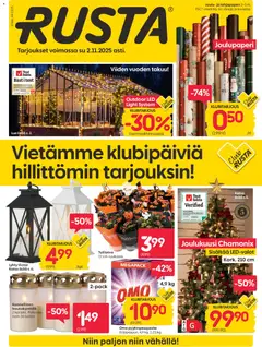 Esikatselu Rusta tarjoukset voimassa alkaen 27/10/2025