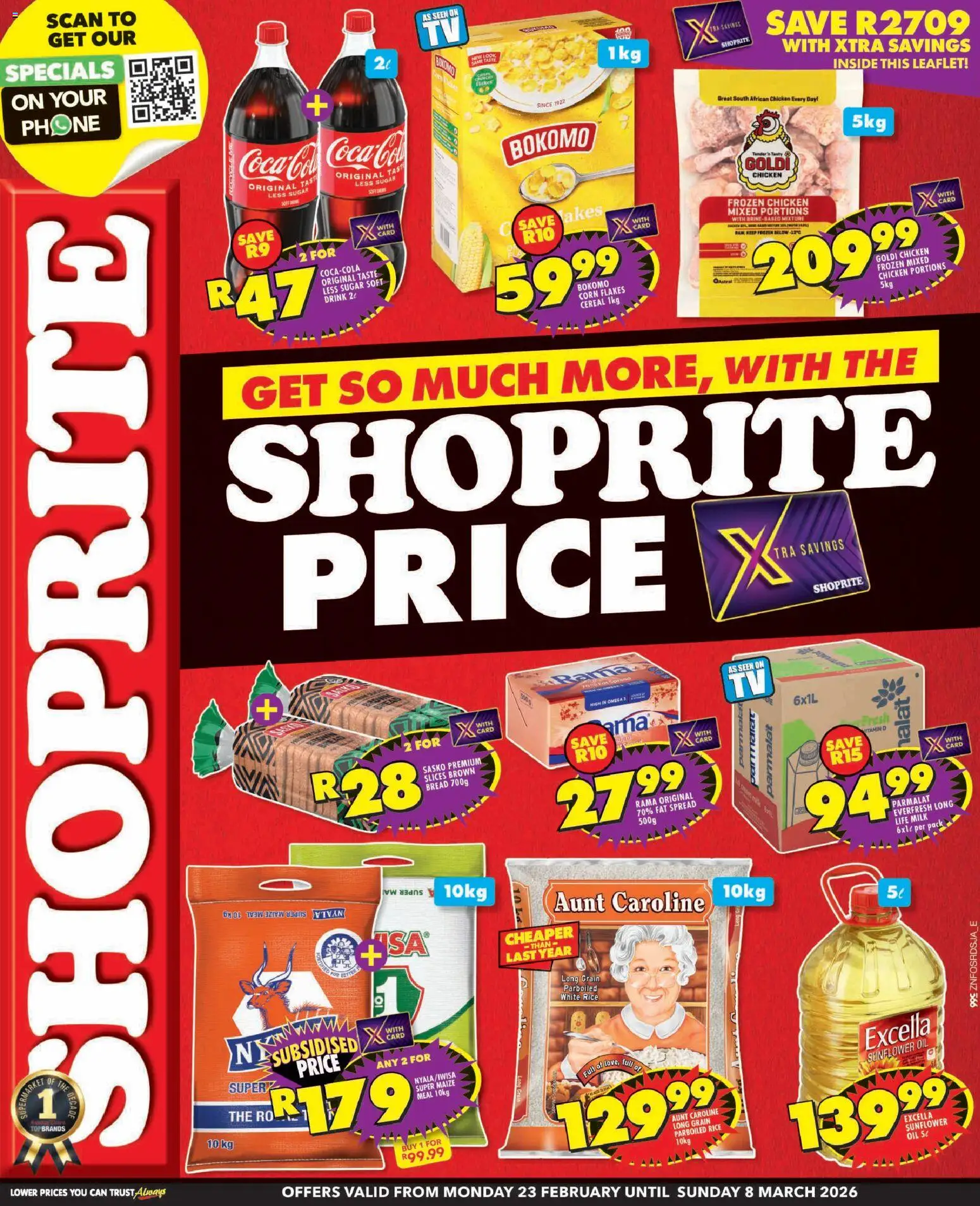 Shoprite Specials - page 1- valid from 23/02/2026