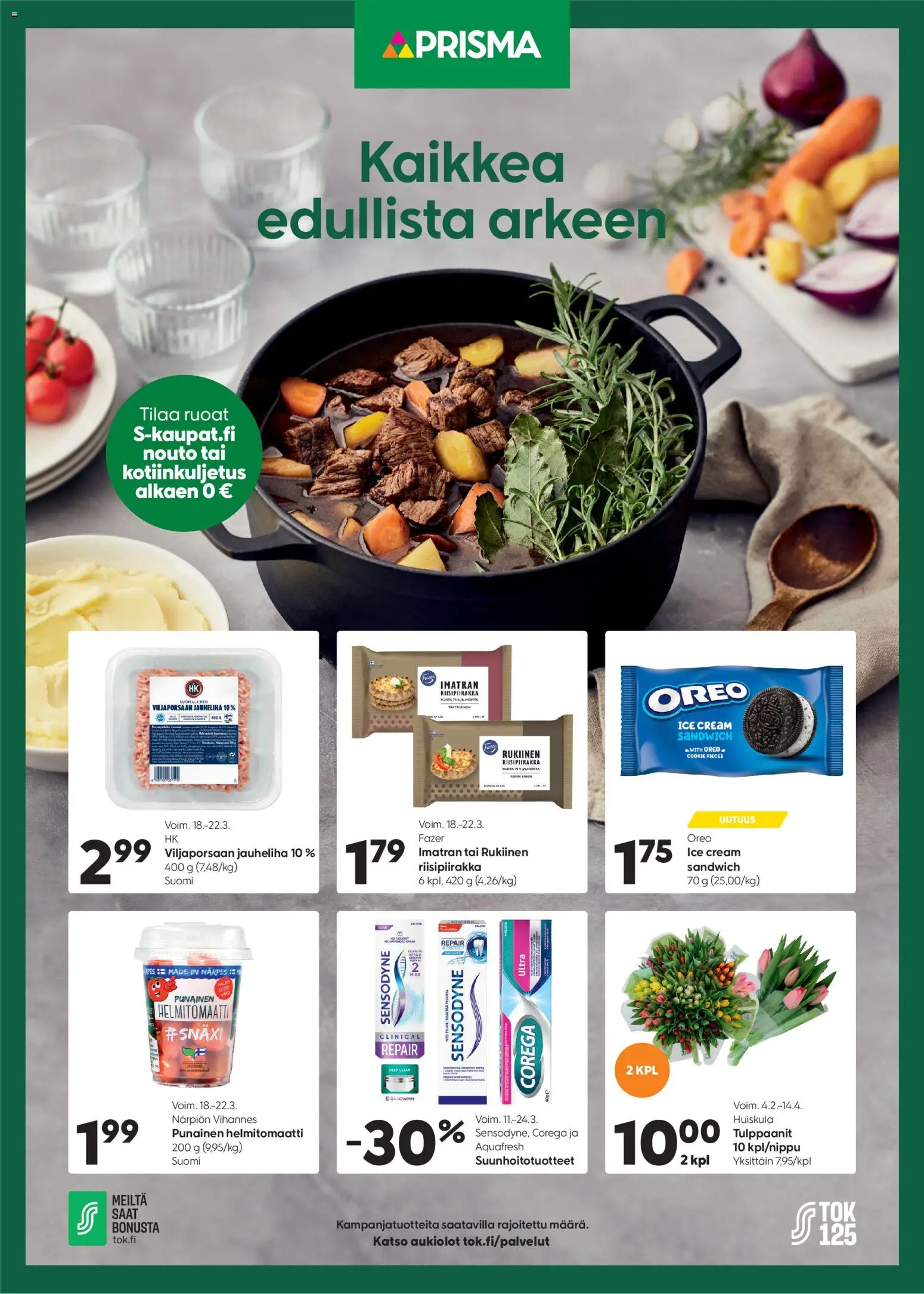 Prisma tarjoukset - sivu 1- voimassa alkaen 18/03/2026