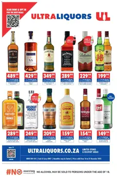 Preview Ultra Liquors Specials valid from 16/12/2025