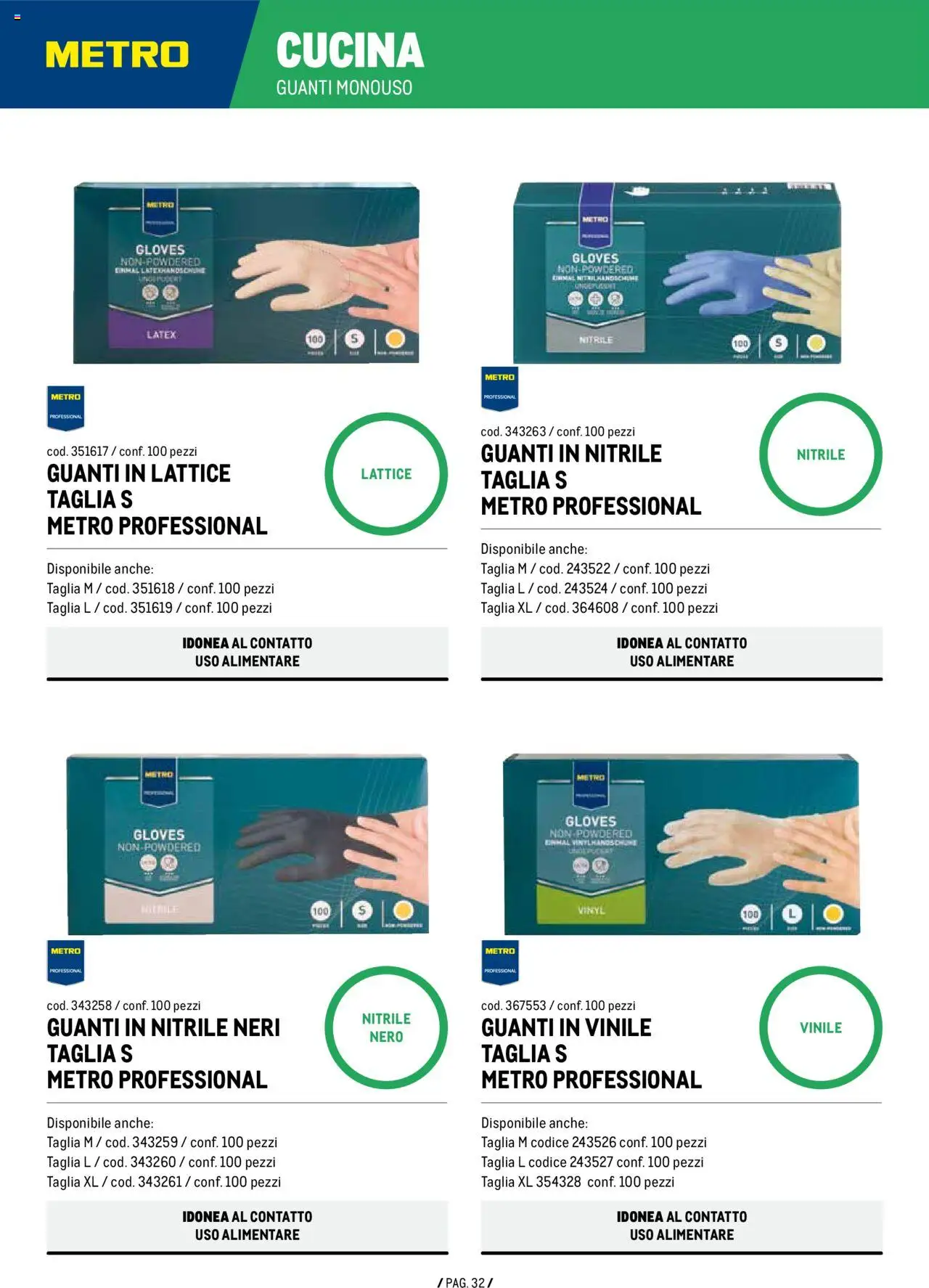 Metro Detergenza Professionale catalogo - pagina 32 - valido dal 11/09/2025