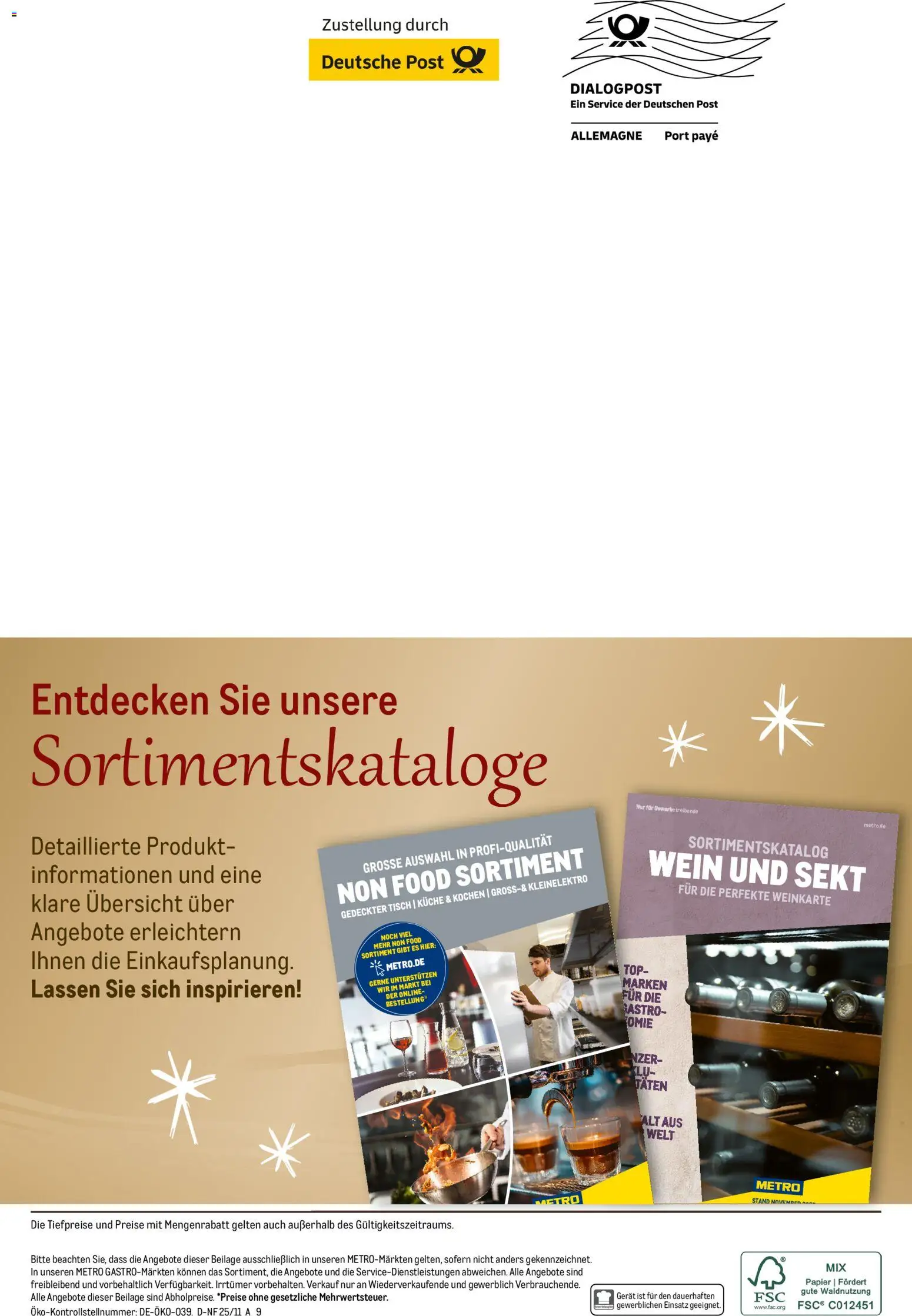 Metro Saisonkatalog Festliche Momente - Seite 60 - gültig ab 01.11.2025