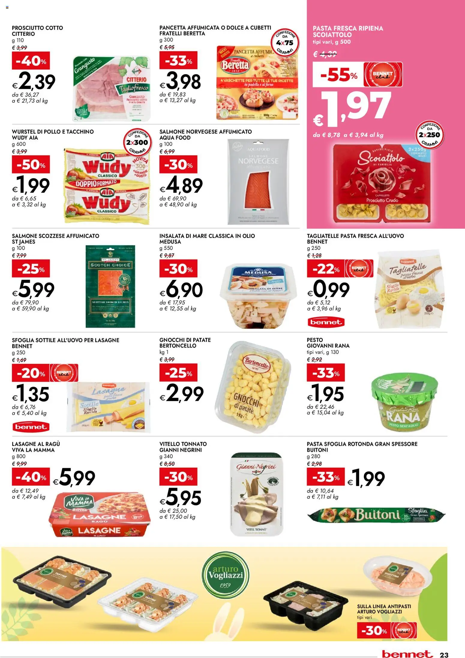 bennet volantino Pasqua - pagina 23 - valido dal 23/03/2026