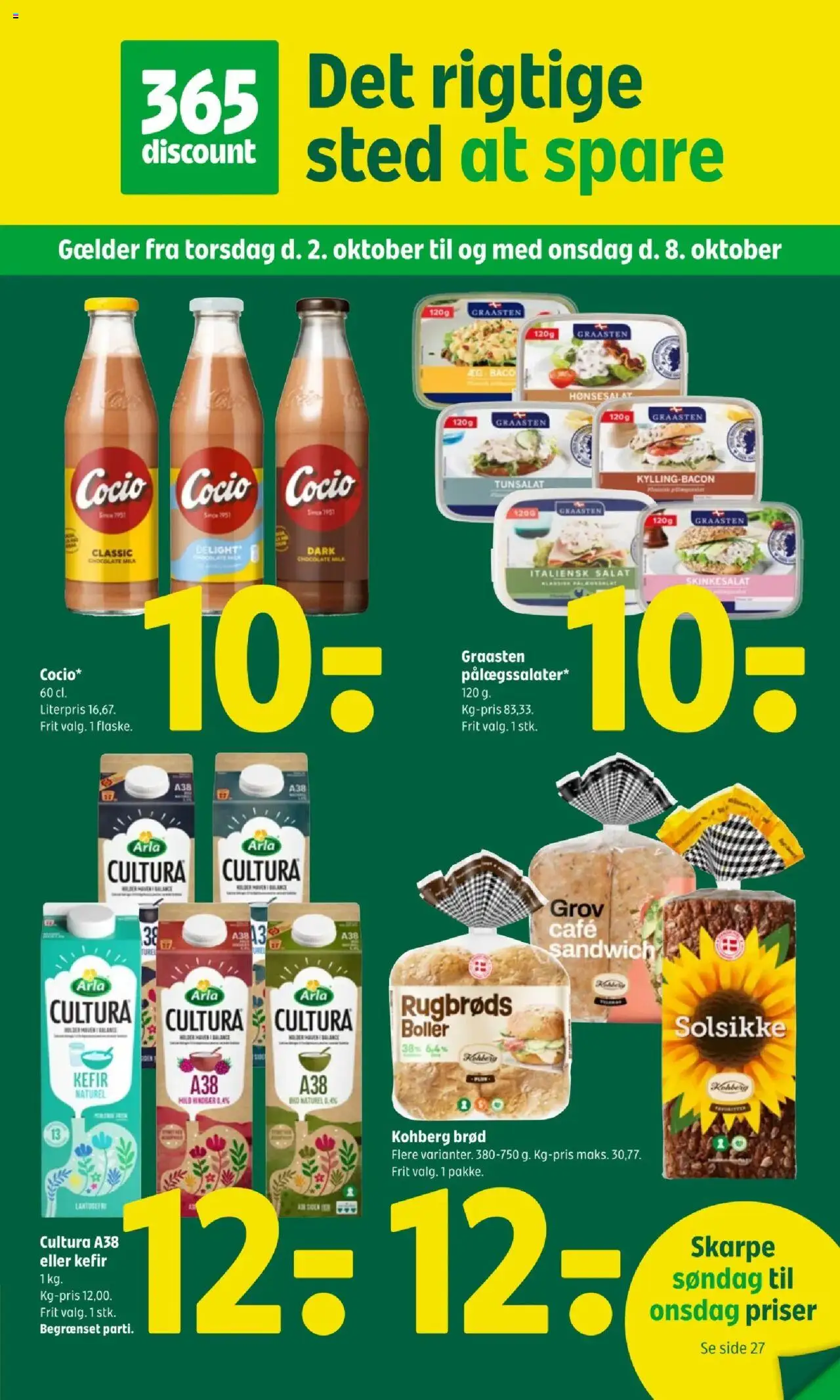 Coop 365 - Tilbudsavis - side 1- gyldig fra 02/10/2025