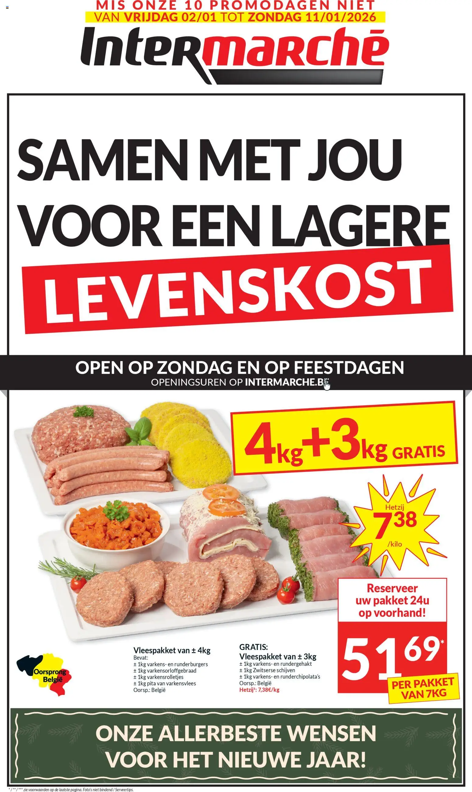 Intermarché folder week 1 - pagina 1- geldig vanaf 02/01/2026
