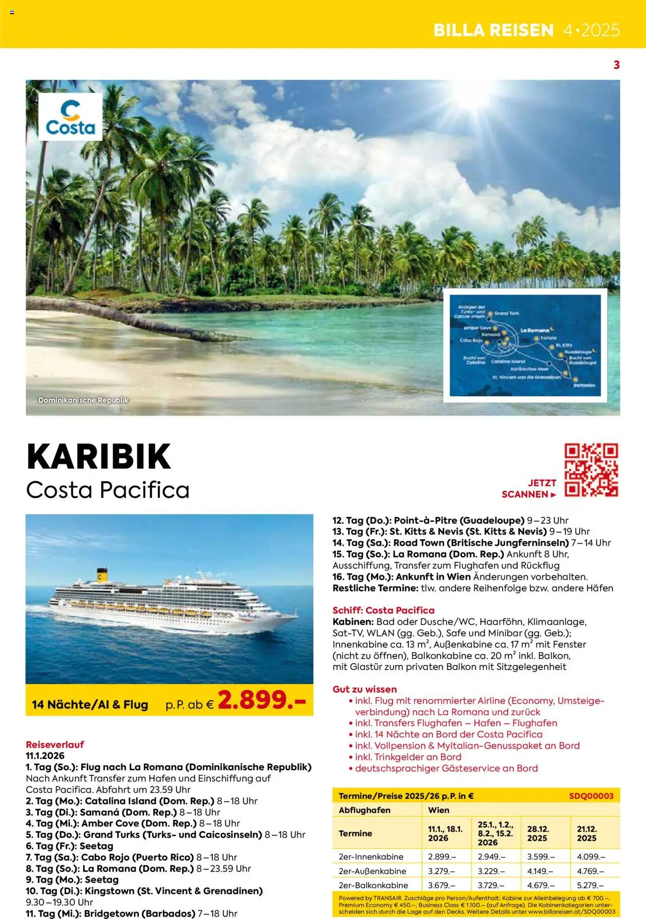 Billa Kreuzfahrt Highlights 2025 - page 3- valid from 03.06.2025