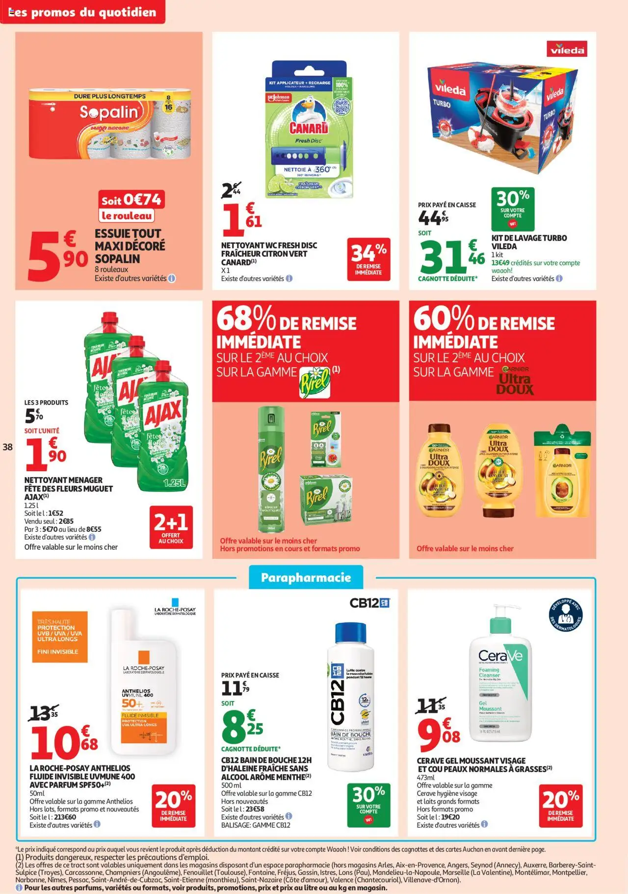 Auchan folder / publicité - pagina 38- geldig vanaf 16/07/2025