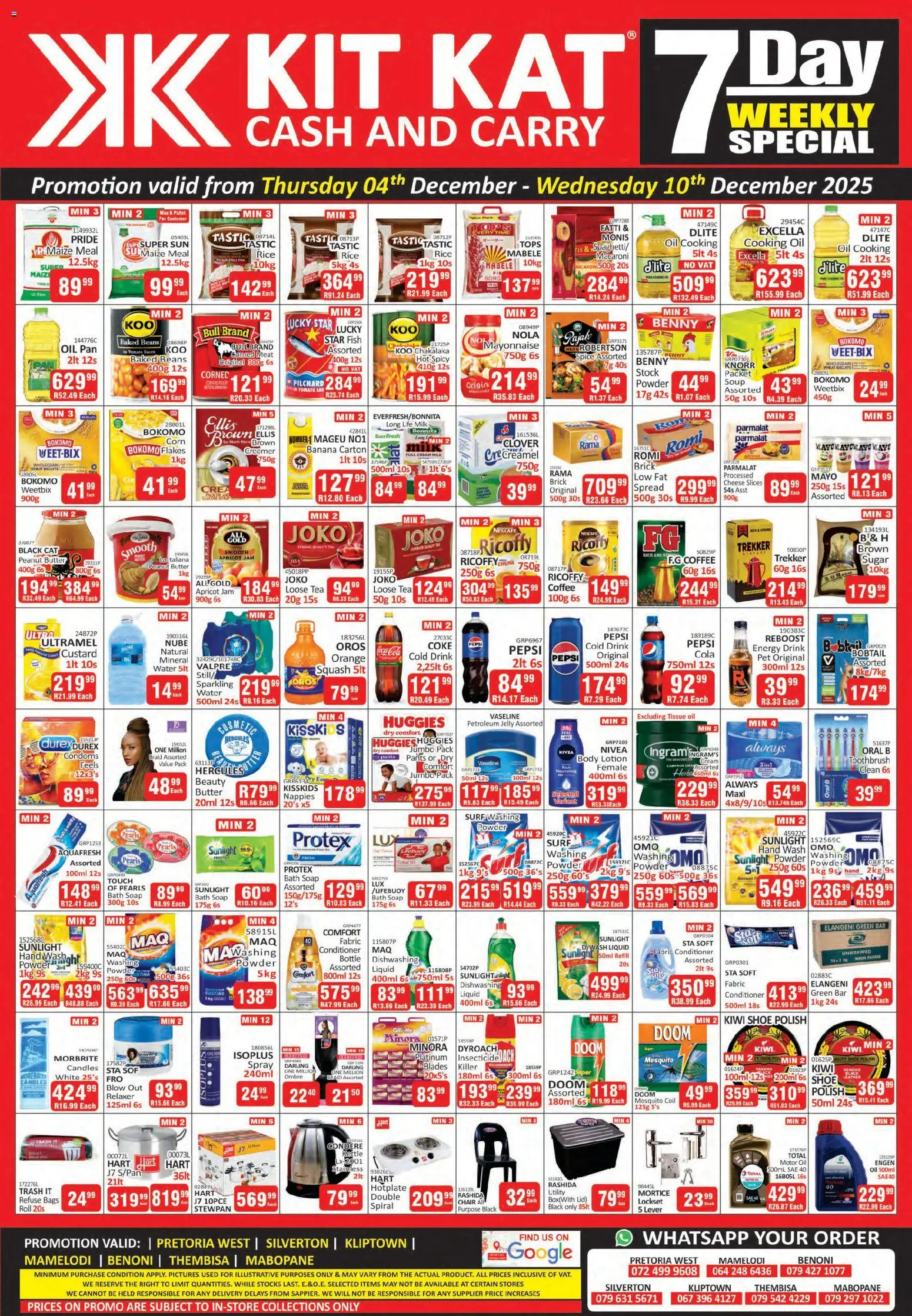 KIT KAT Cash & Carry Specials - page 1- valid from 04/12/2025