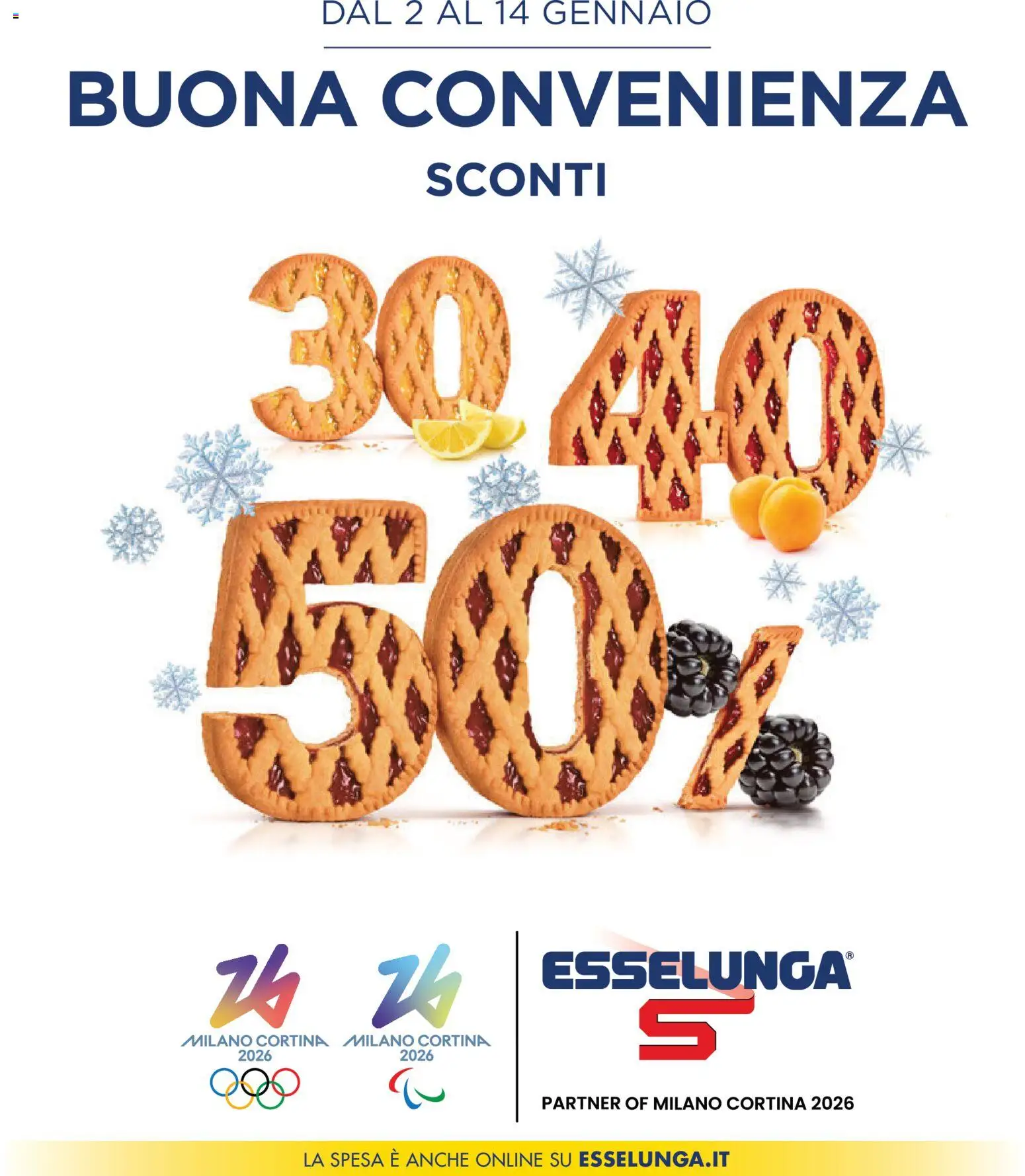 Volantino Esselunga S	 - pagina 1 - valido dal 02/01/2026