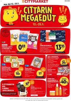 Esikatselu K-Citymarket tarjoukset voimassa alkaen 12/01/2026