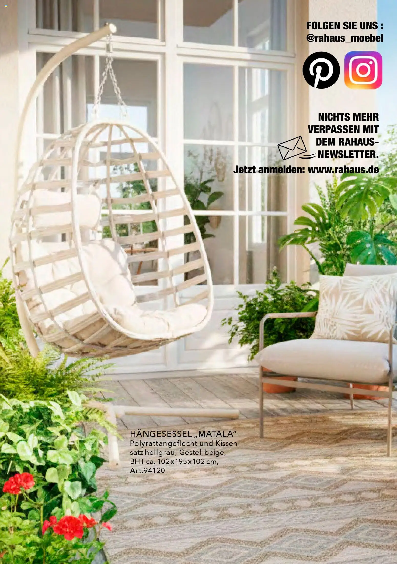 Rahaus Prospekt Gartenmöbel	 - Seite 28 - gültig ab 26.02.2026