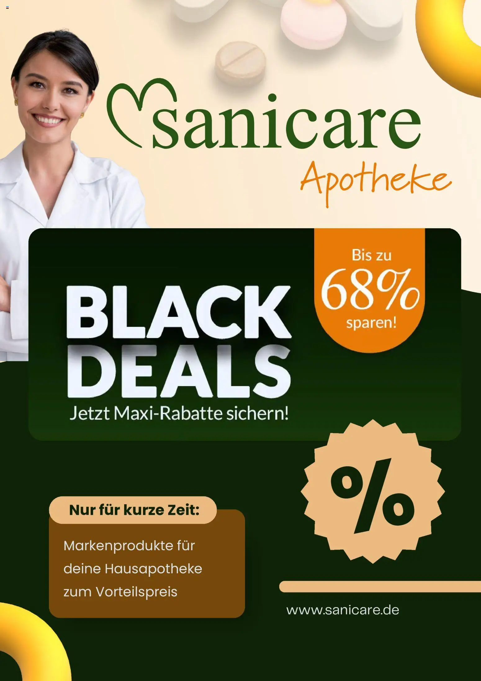 Sanicare - Black Friday - Seite 1 - gültig ab 21.11.2025