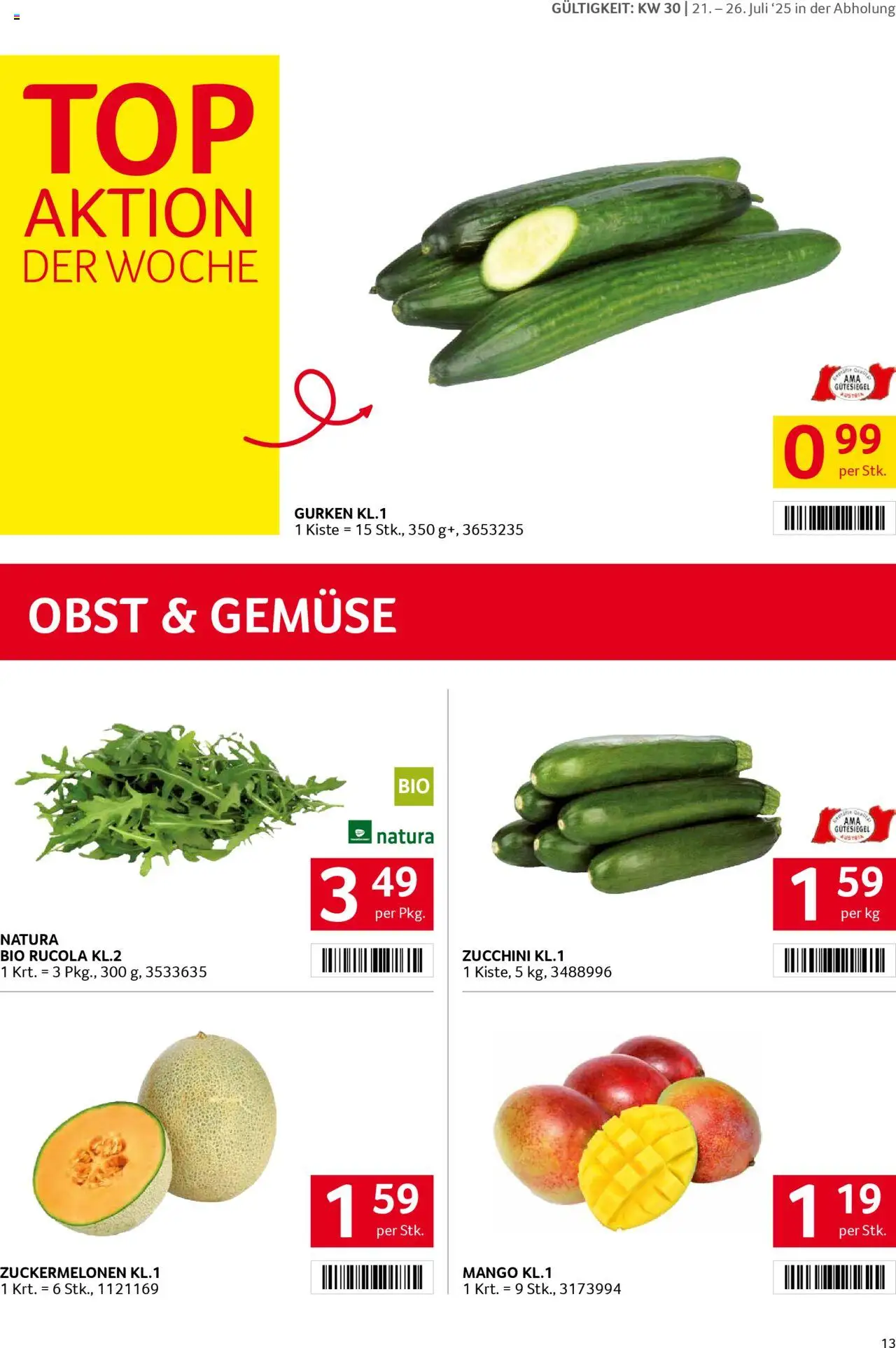Transgourmet Flugblatt - Seite 13- gültig ab 20.07.2025