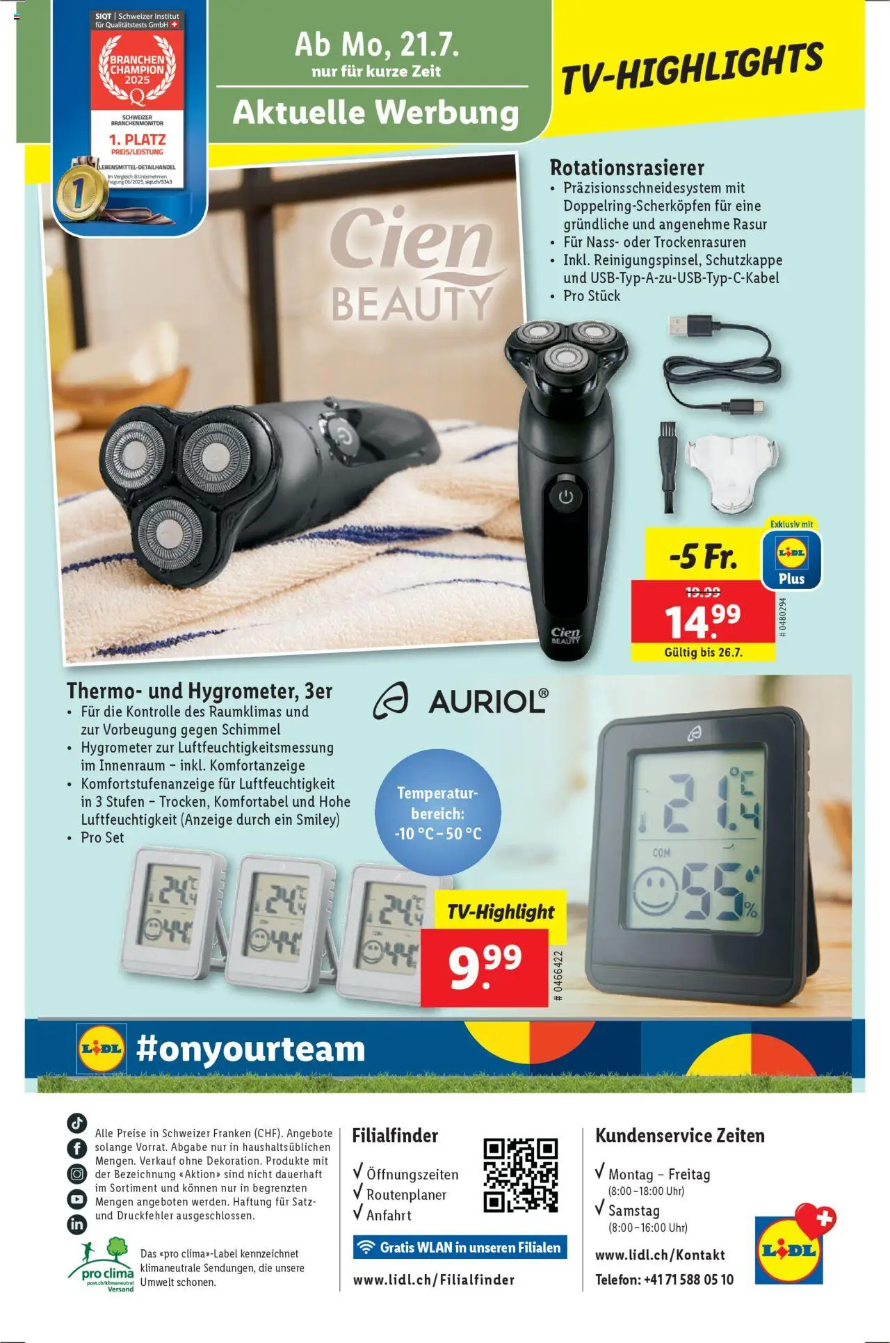 Lidl Aktionen - Seite 34- gültig ab 17.07.2025