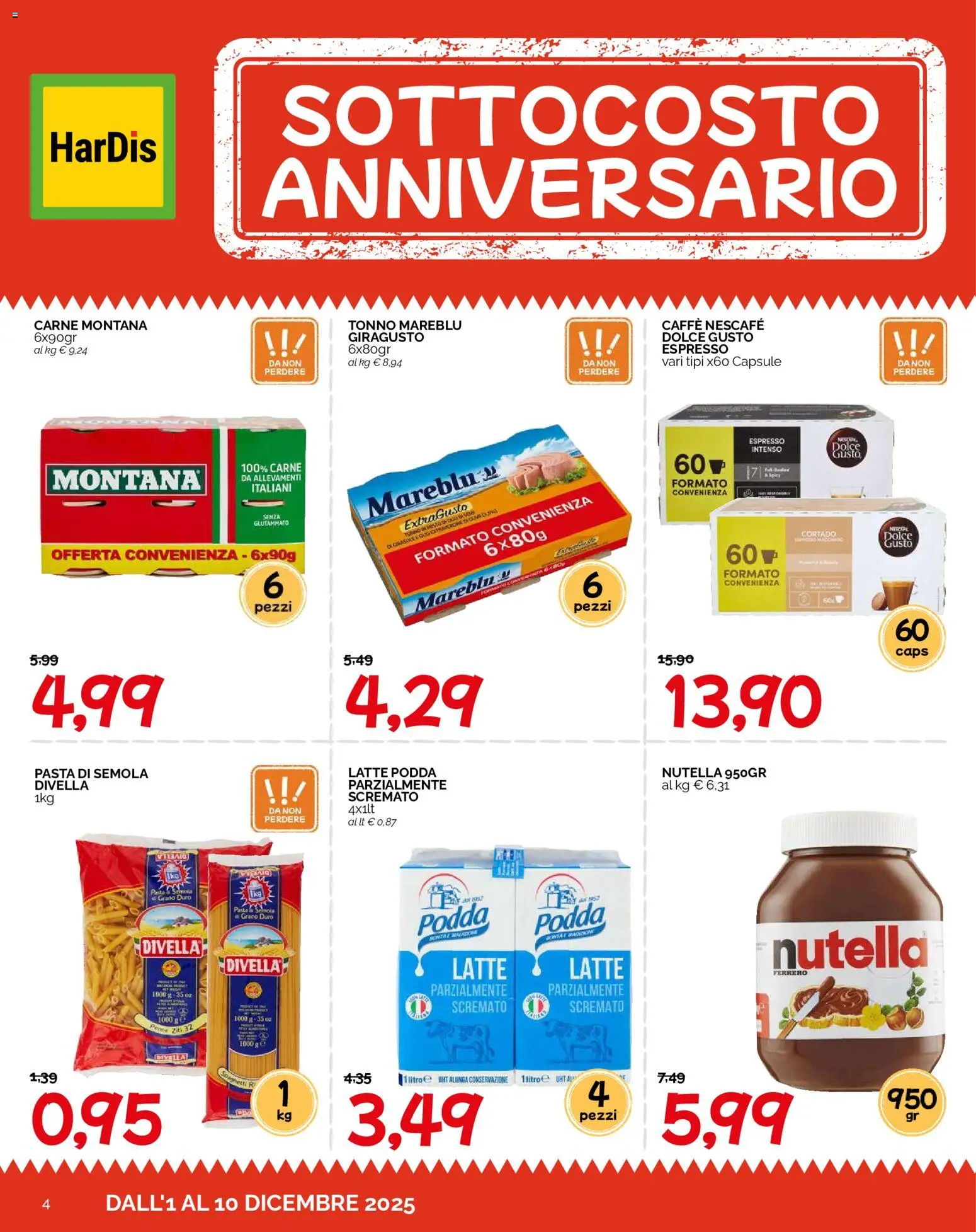 Volantino HarDis	 - pagina 4 - valido dal 01/12/2025