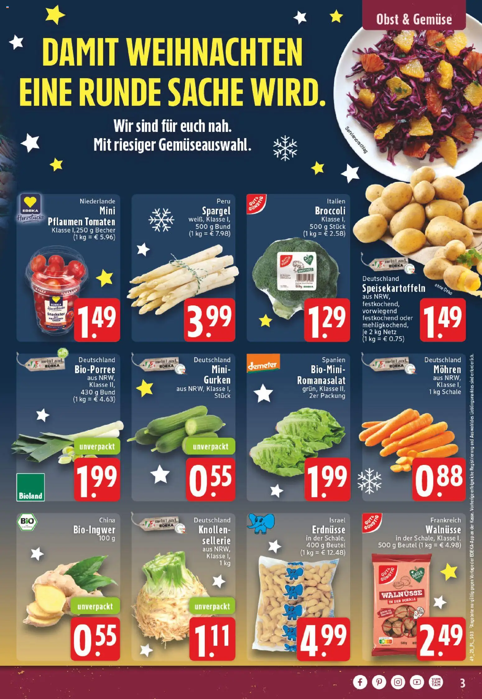 Edeka Prospekt 	 - Seite 3 - gültig ab 01.12.2025