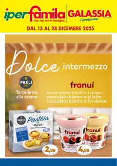 Anteprima Galassia Dolce Intermezzo catalogo valida dal 15/12/2025