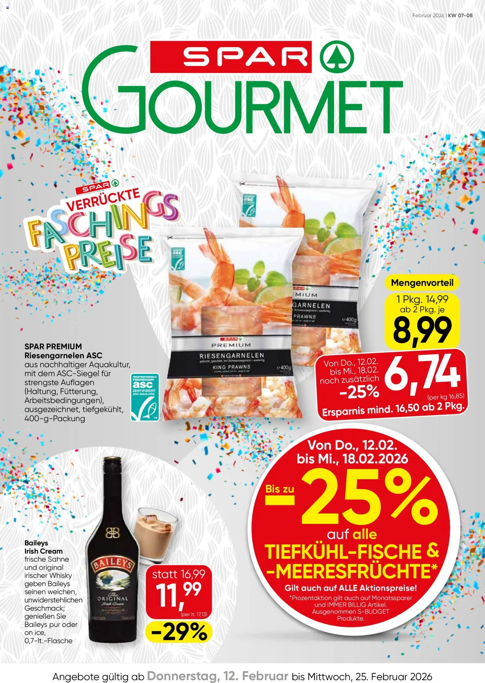 SPAR Gourmet Flugblatt - Seite 1- gültig ab 12.02.2026