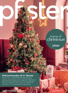 Vorschau Pfister Aktionen Xmas gültig ab 17.10.2025