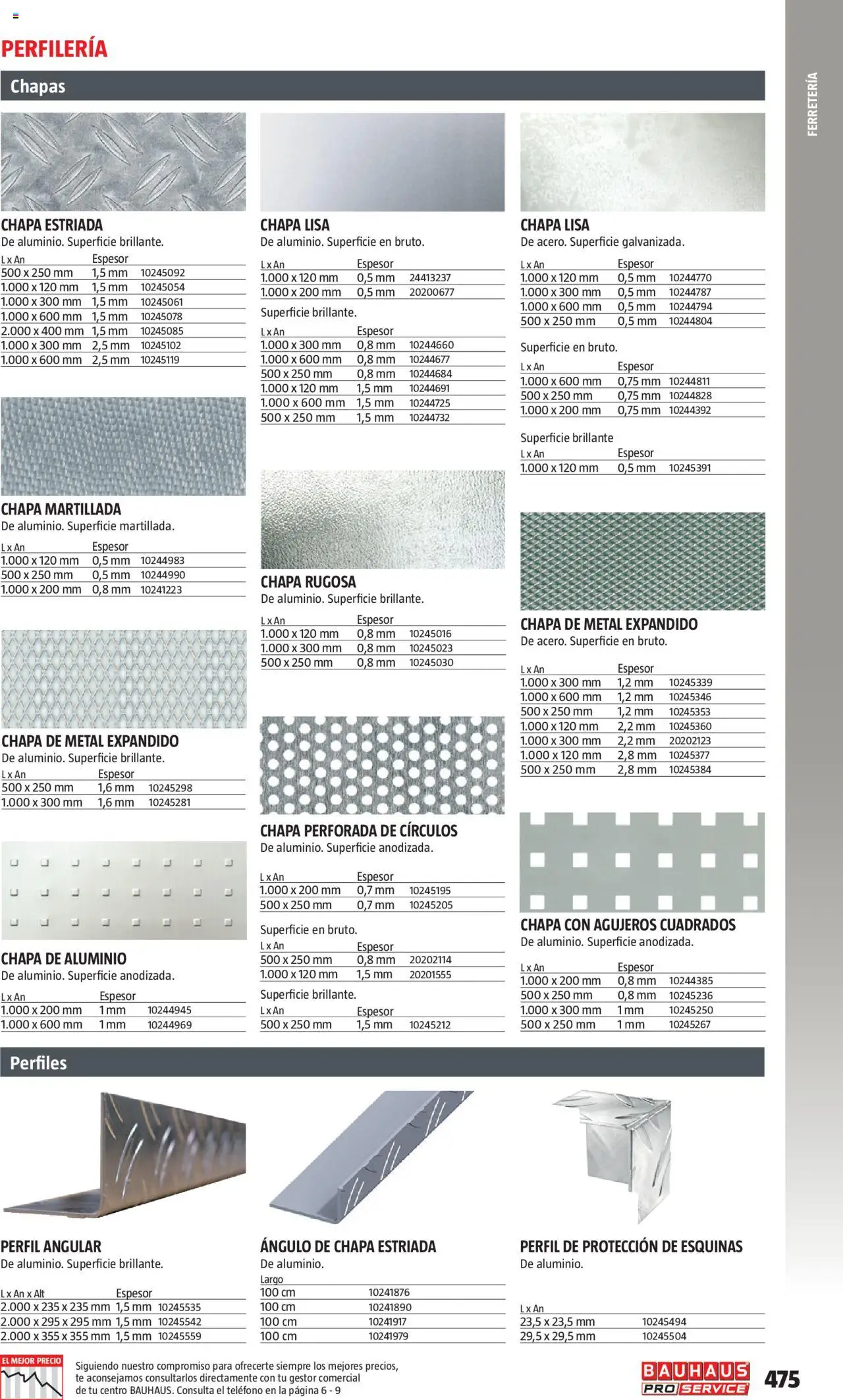 Bauhaus - ProService  - Página de 475 - Válido desde 24/02/2025