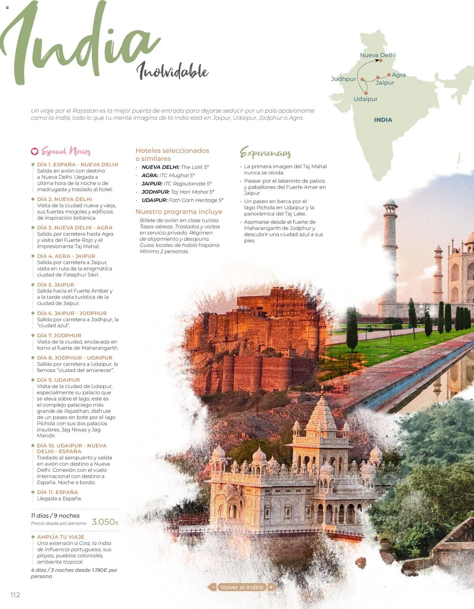 Viajes El Corte Inglés - Catálogo Tourmundial Premium - Página de 114 - Válido desde 01/01/2026