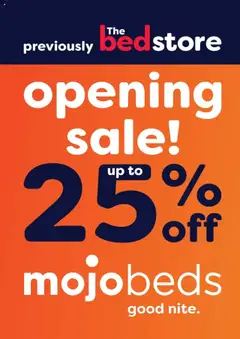 Preview Dial-a-Bed - Mojo Beds Opening Sale Catalogue valid from 25/08/2025