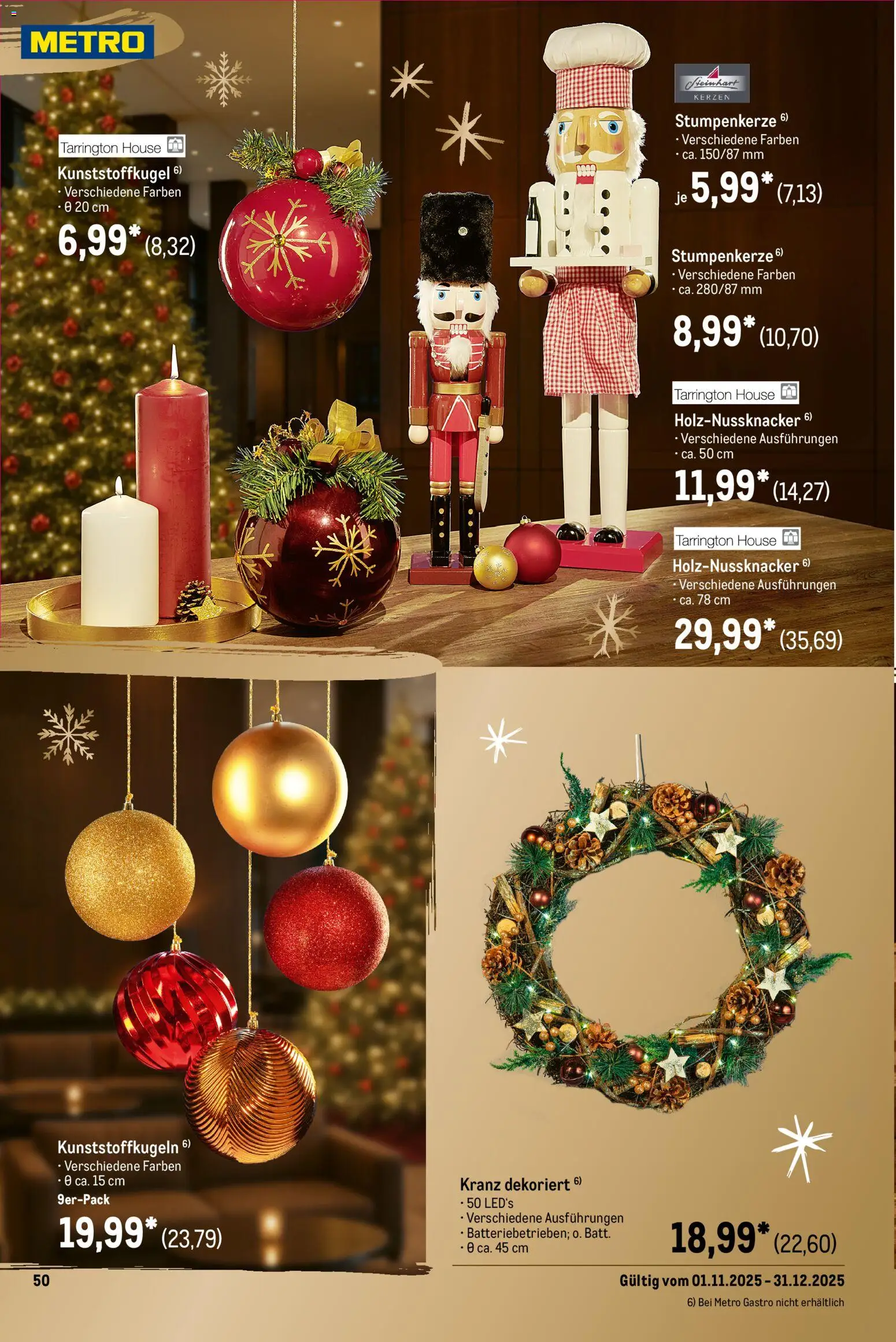 Metro Saisonkatalog Festliche Momente - Seite 58 - gültig ab 01.11.2025