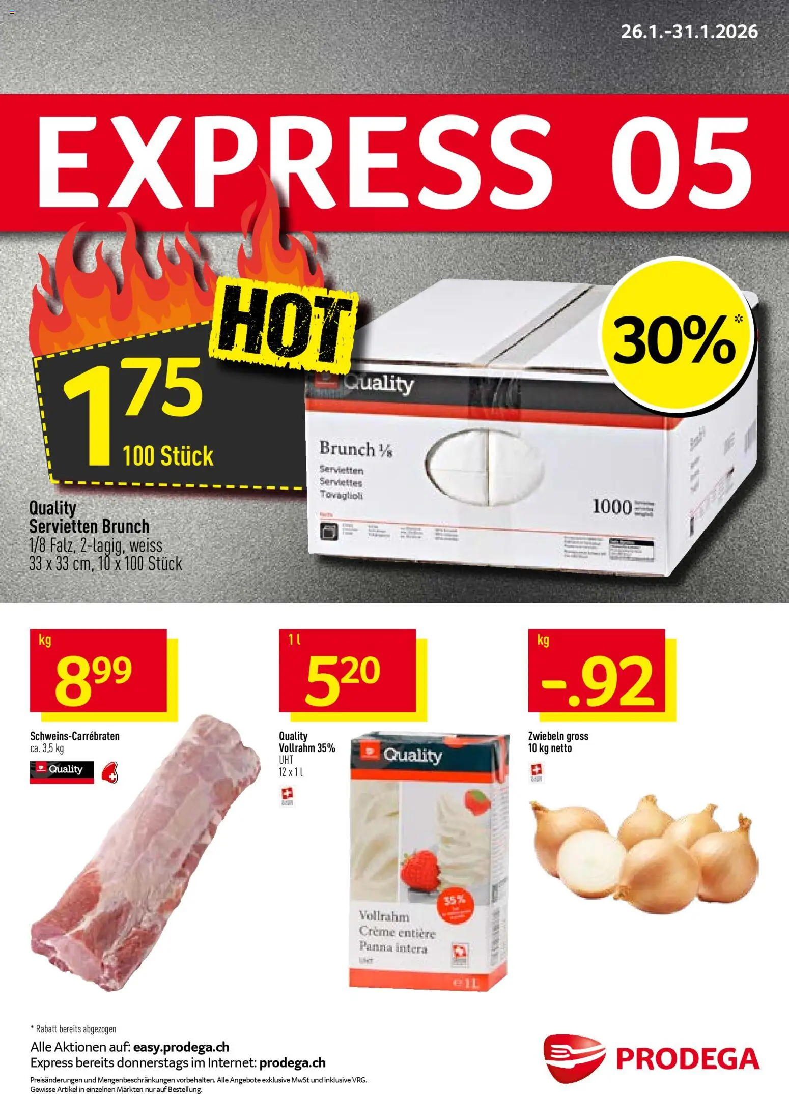 Prodega Aktionen - Seite 1- gültig ab 26.01.2026
