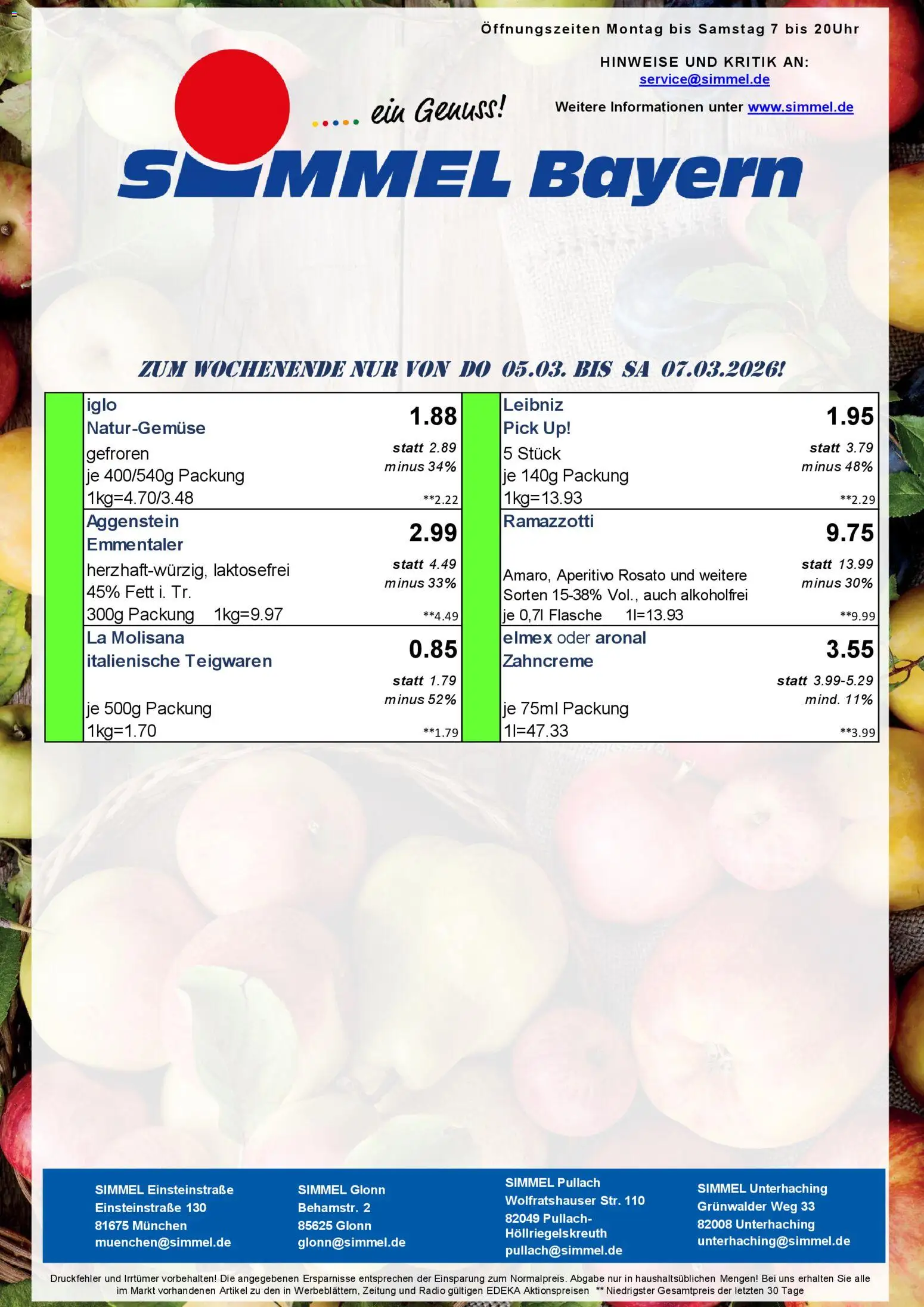 Simmel - Bayern - Seite 8 - gültig ab 02.03.2026
