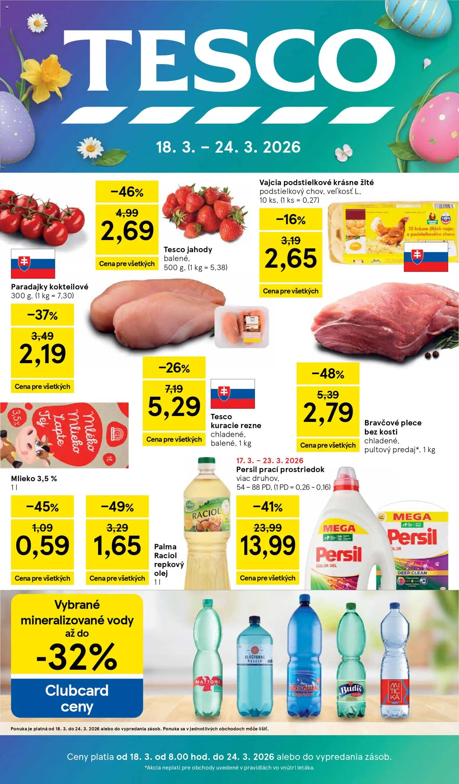Tesco hypermarket - leták - strana 1- platný od 18.03.2026