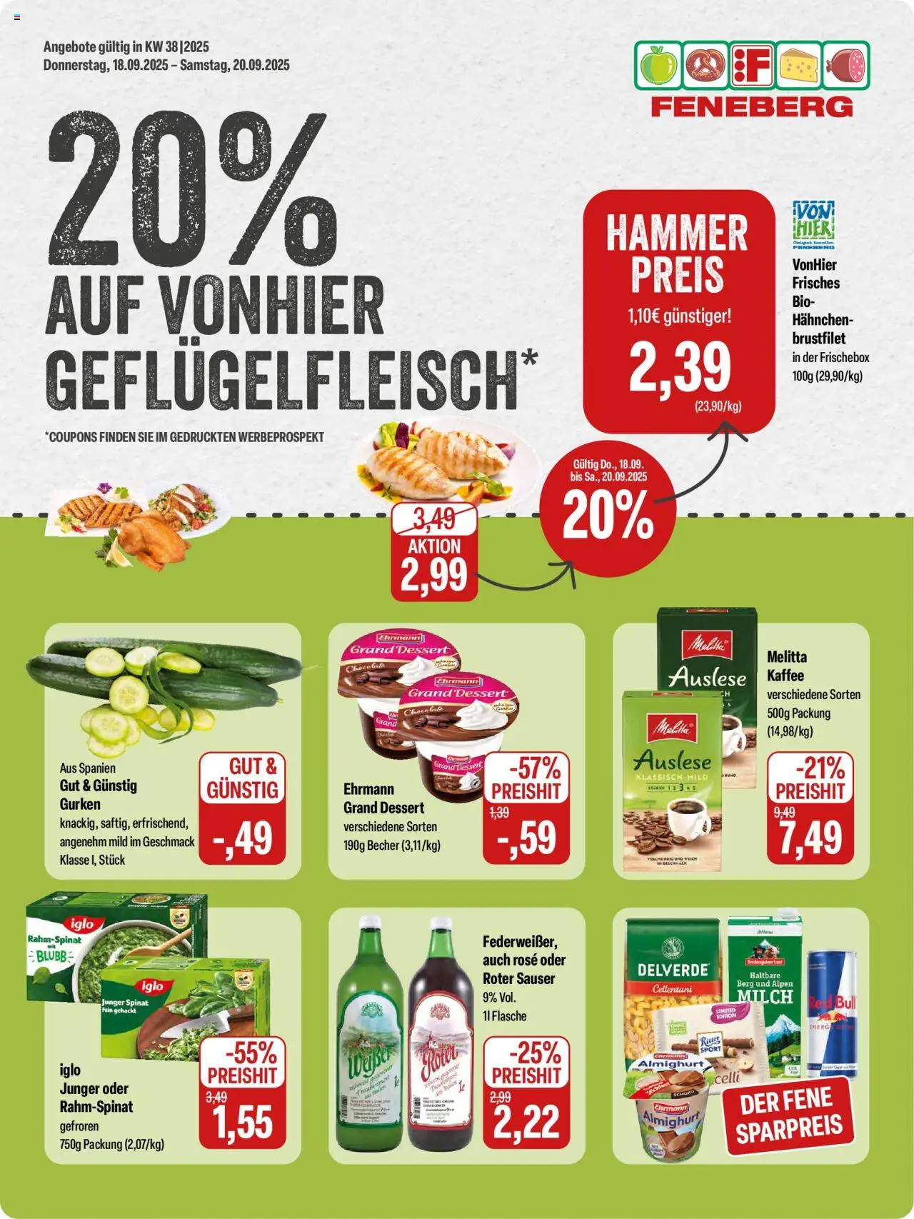 Feneberg Angebote - Seite 1 - gültig ab 18.09.2025