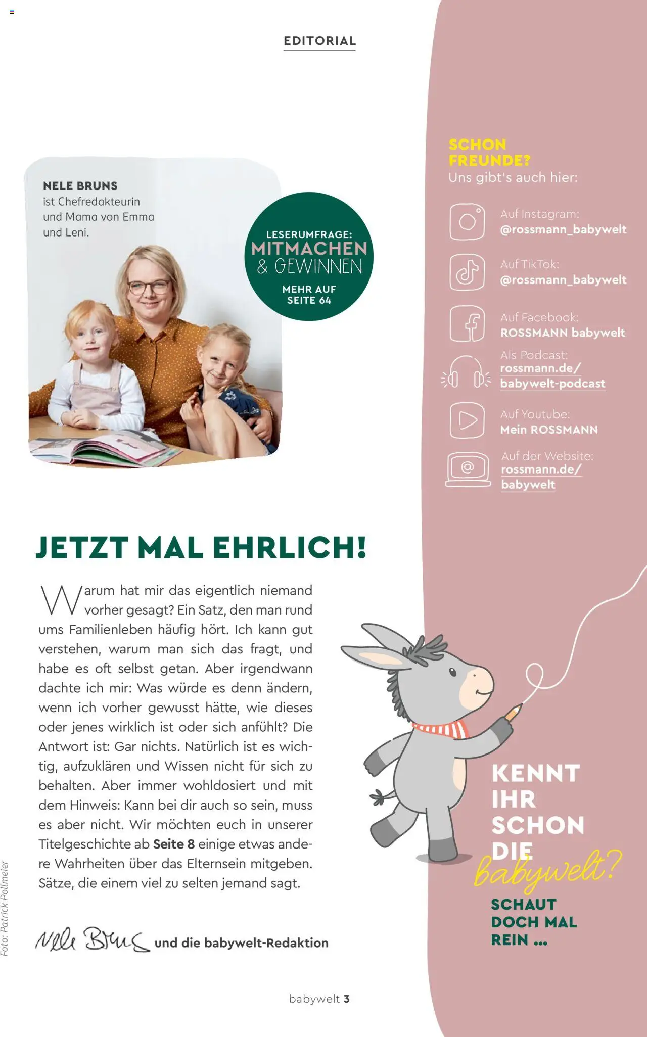 Rossmann babywelt Elternmagazin - Seite 3 - gültig ab 13.05.2025