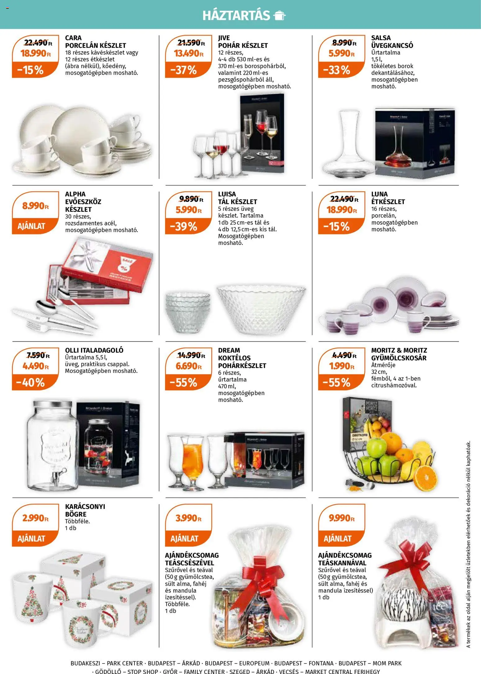 Müller Háztartásrészlegünk akciói - 1oldal - érvényes 2025.12.01.-tól