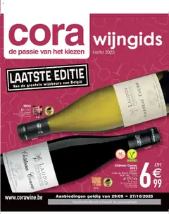 Cora - Wijngids  geldig vanaf 29/09/2025