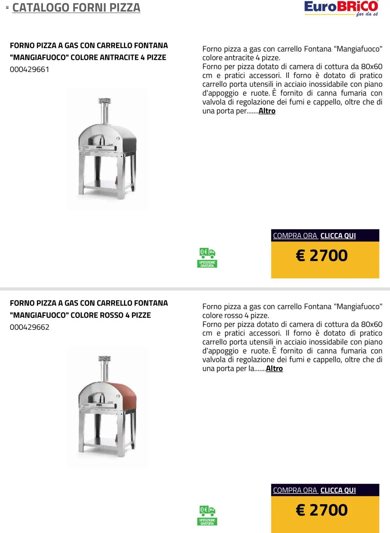 Eurobrico Forni Pizza catalogo - pagina 30 - valido dal 23/07/2025