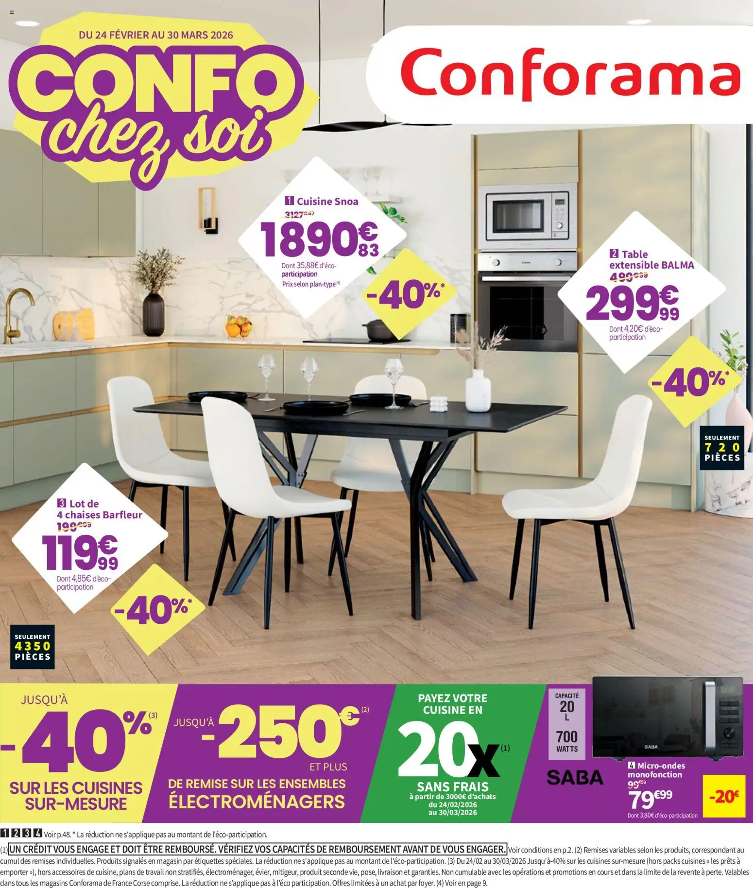 Conforama catalogue - page 1 - valable à partir du 24/02/2026
