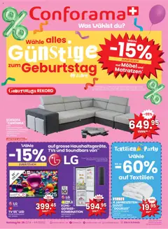 Vorschau Conforama Aktionen gültig ab 27.08.2025