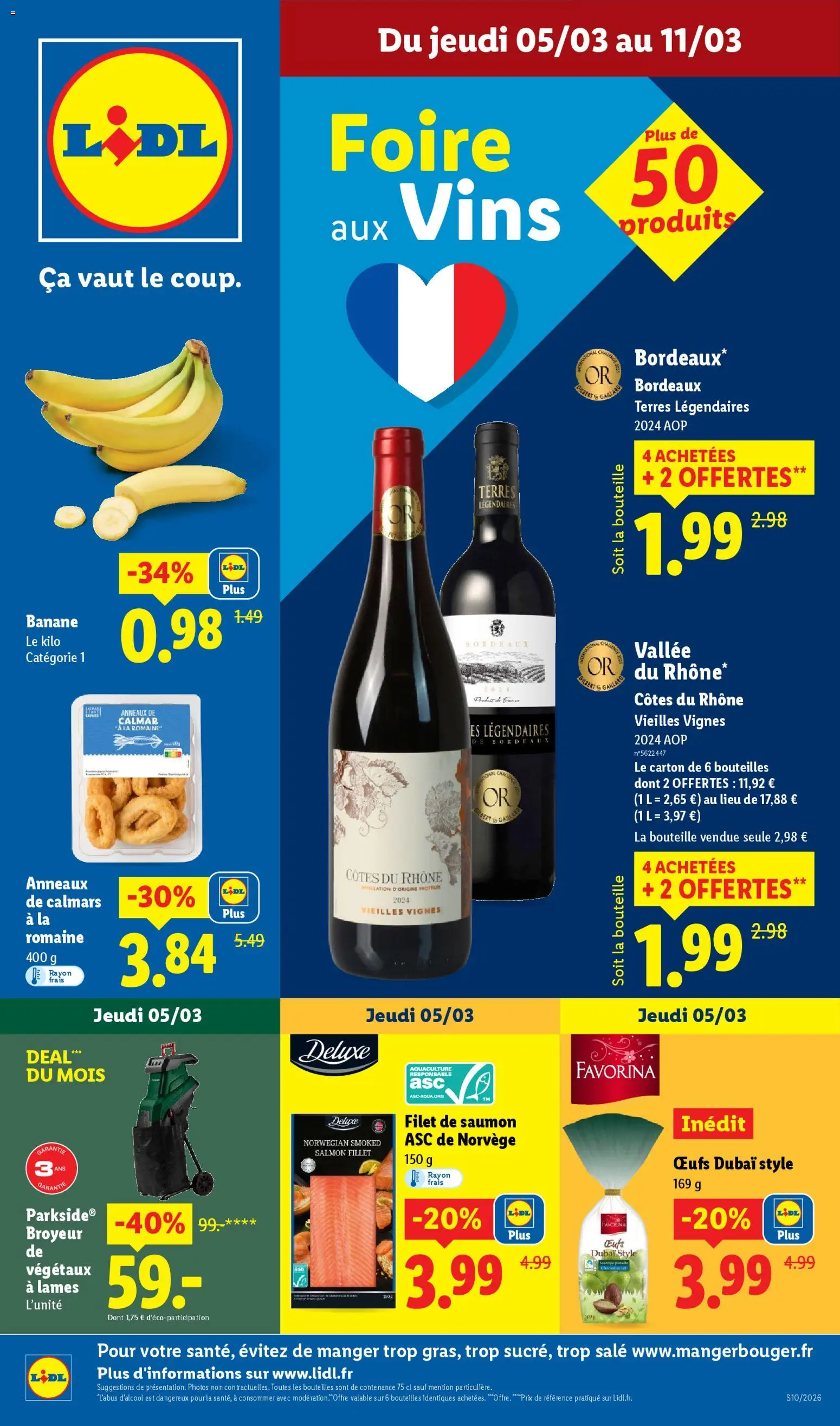 LIDL catalogue semaine 10 - page 1 - valable à partir du 05/03/2026