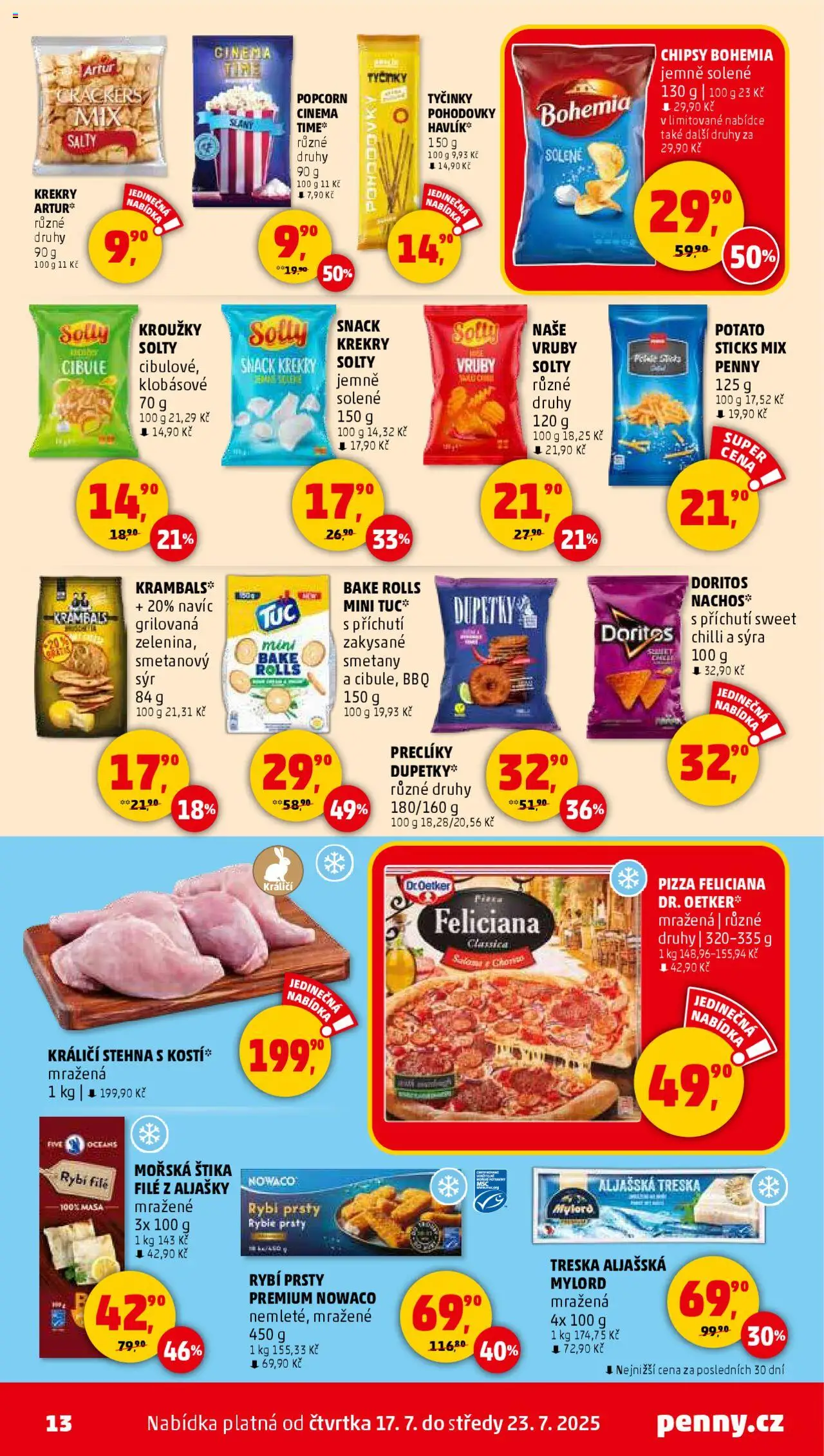 Penny Market leták - Čtvrtečník - strana 13- platný od 17.07.2025