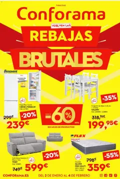 Vista previa del folleto Conforama folleto válido desde 02/01/2026