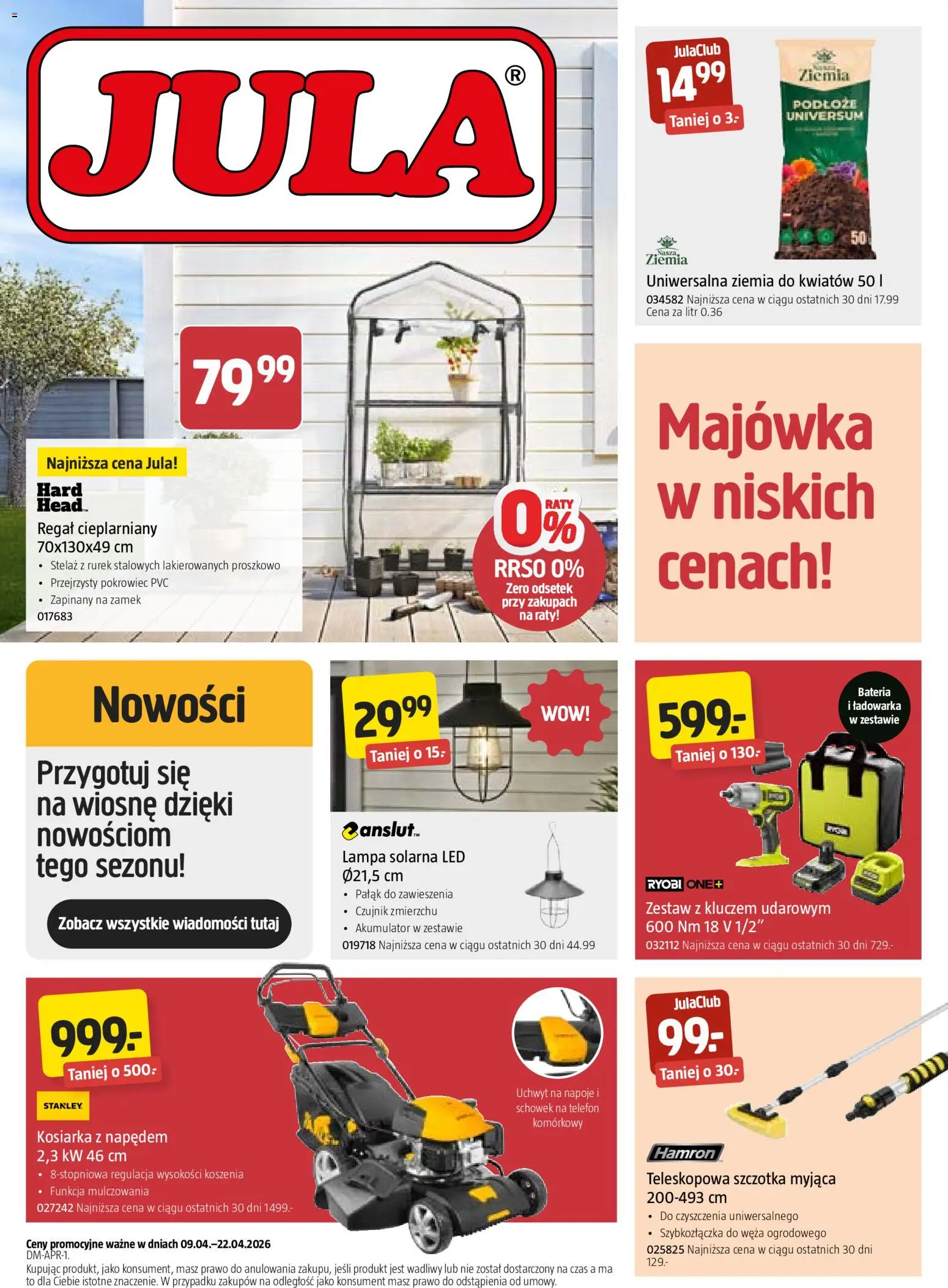 Jula - Gazetka - strona 1- ważny od 09.04.2026