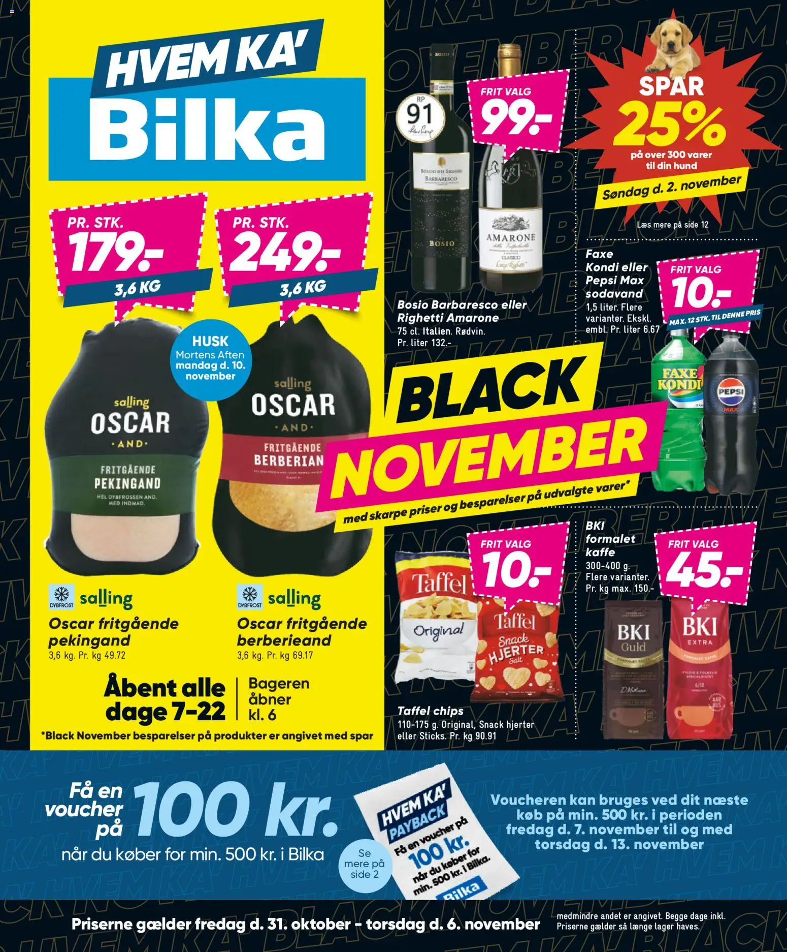 Bilka - Black Friday - side 1- gyldig fra 31/10/2025
