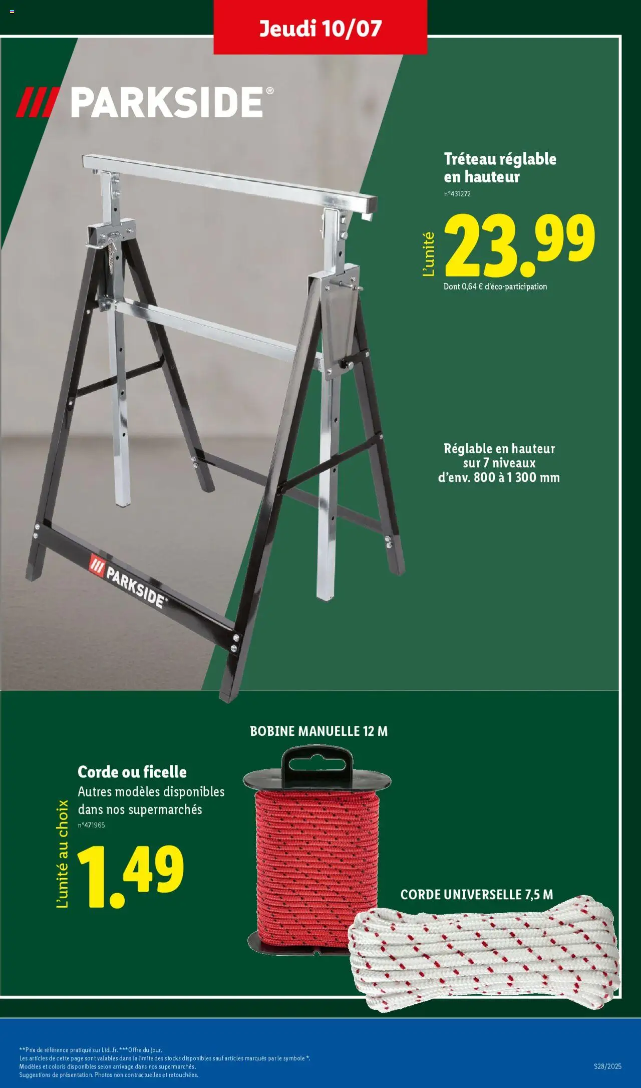 LIDL catalogue semaine 28 - page 37 - valable à partir du 10/07/2025