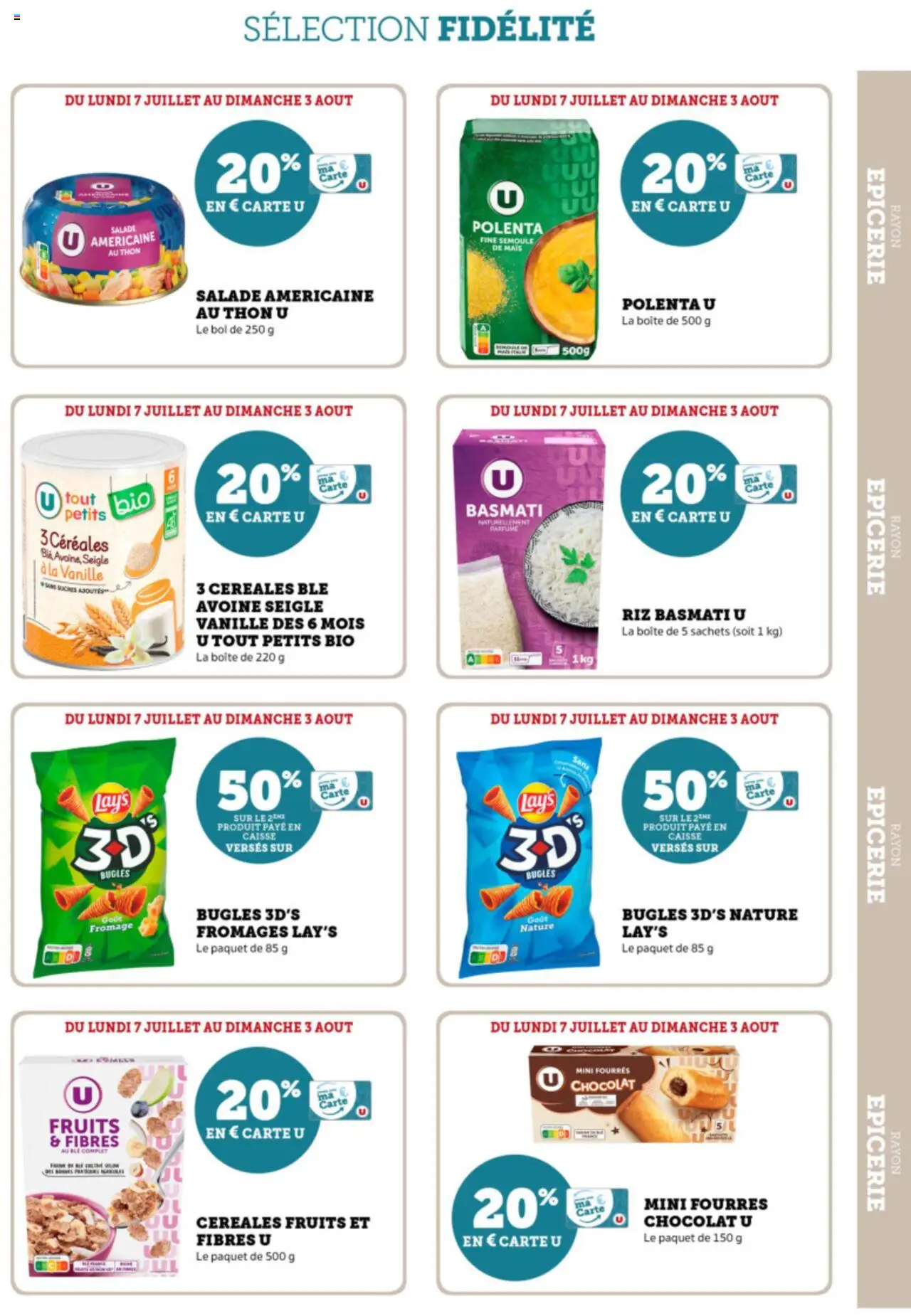 Hyper U Ma sélection Carte U juillet - page 17 - valable à partir du 07/07/2025