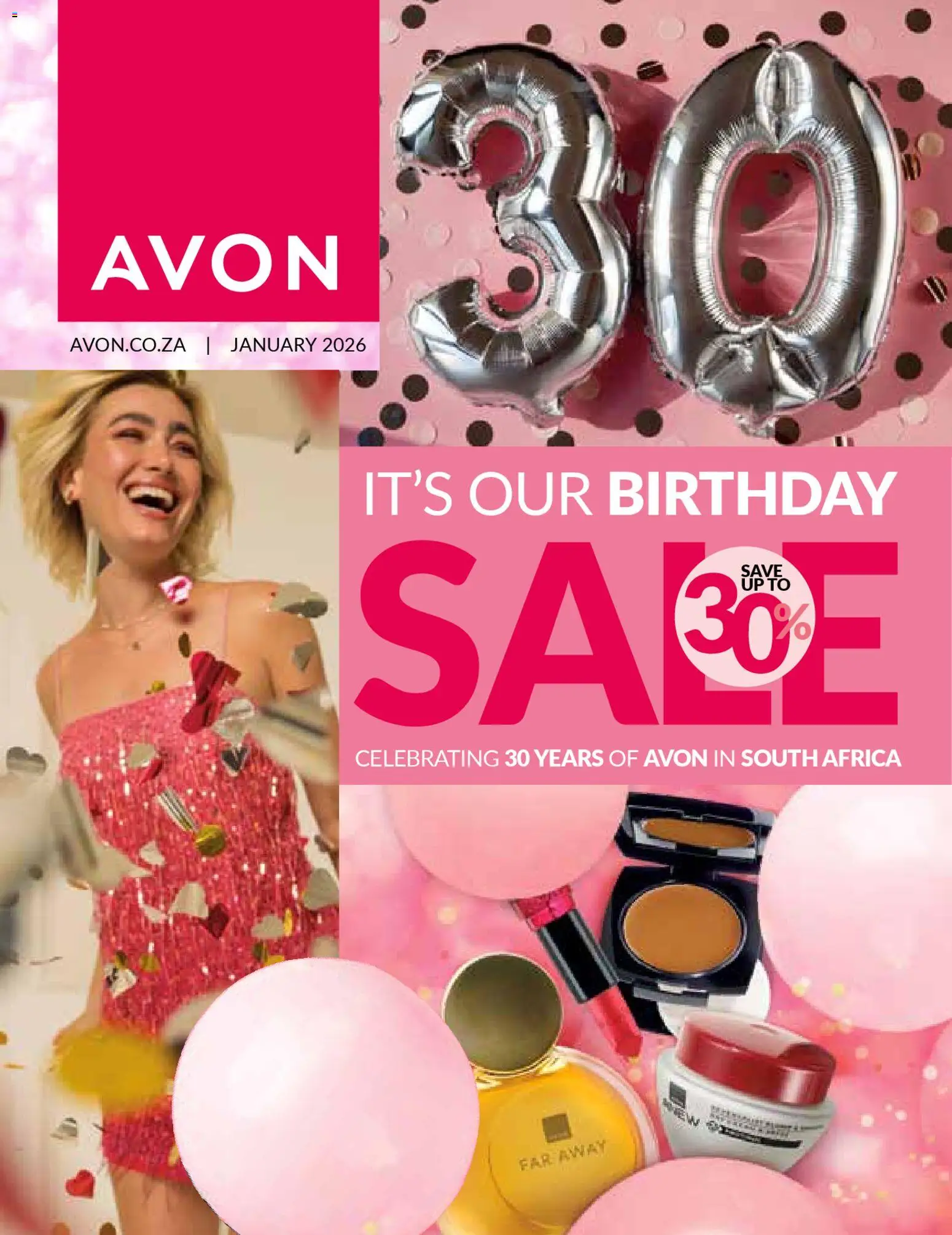 AVON Catalogue  - page 1- valid from 01/01/2026