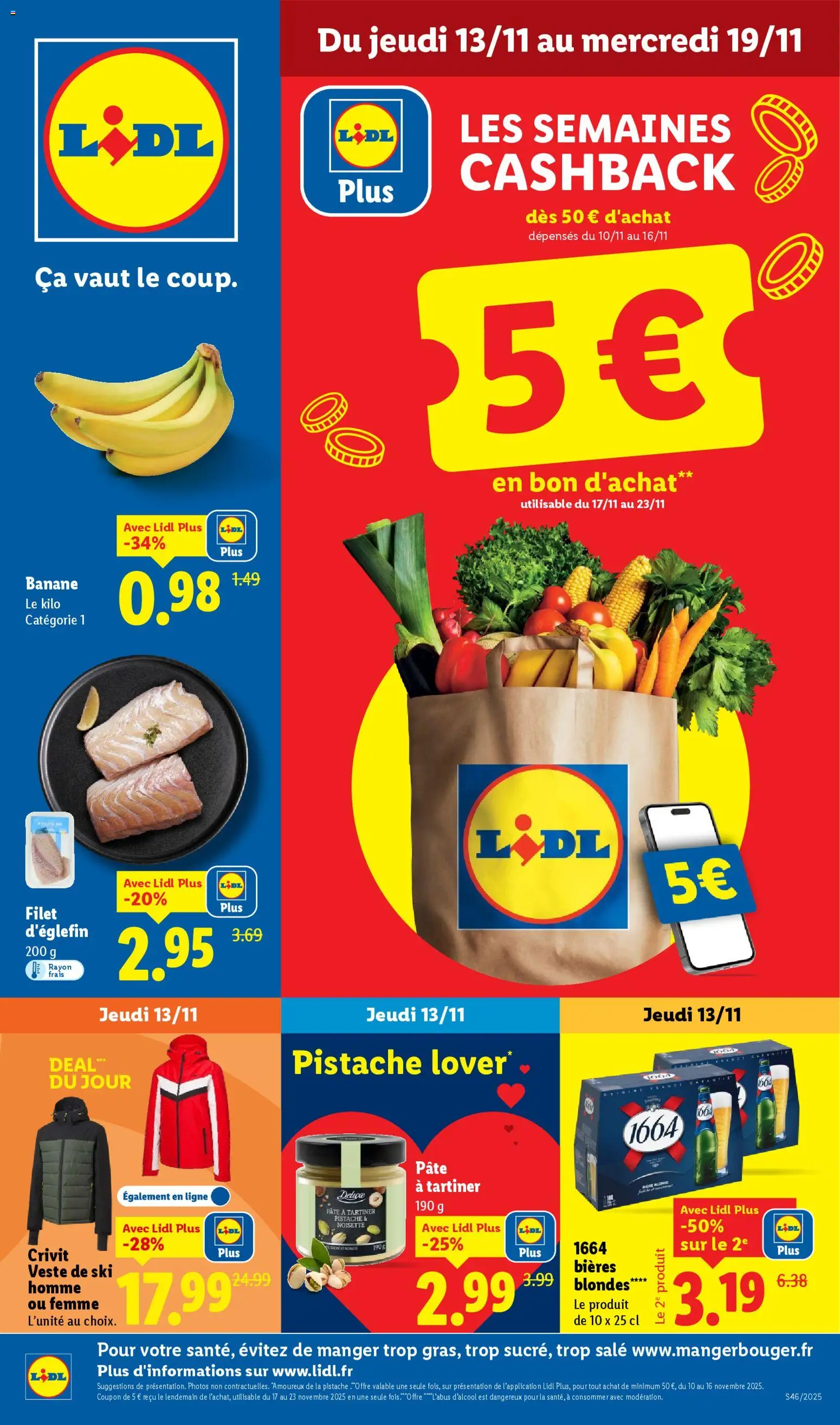 LIDL catalogue semaine 46 - page 1 - valable à partir du 13/11/2025