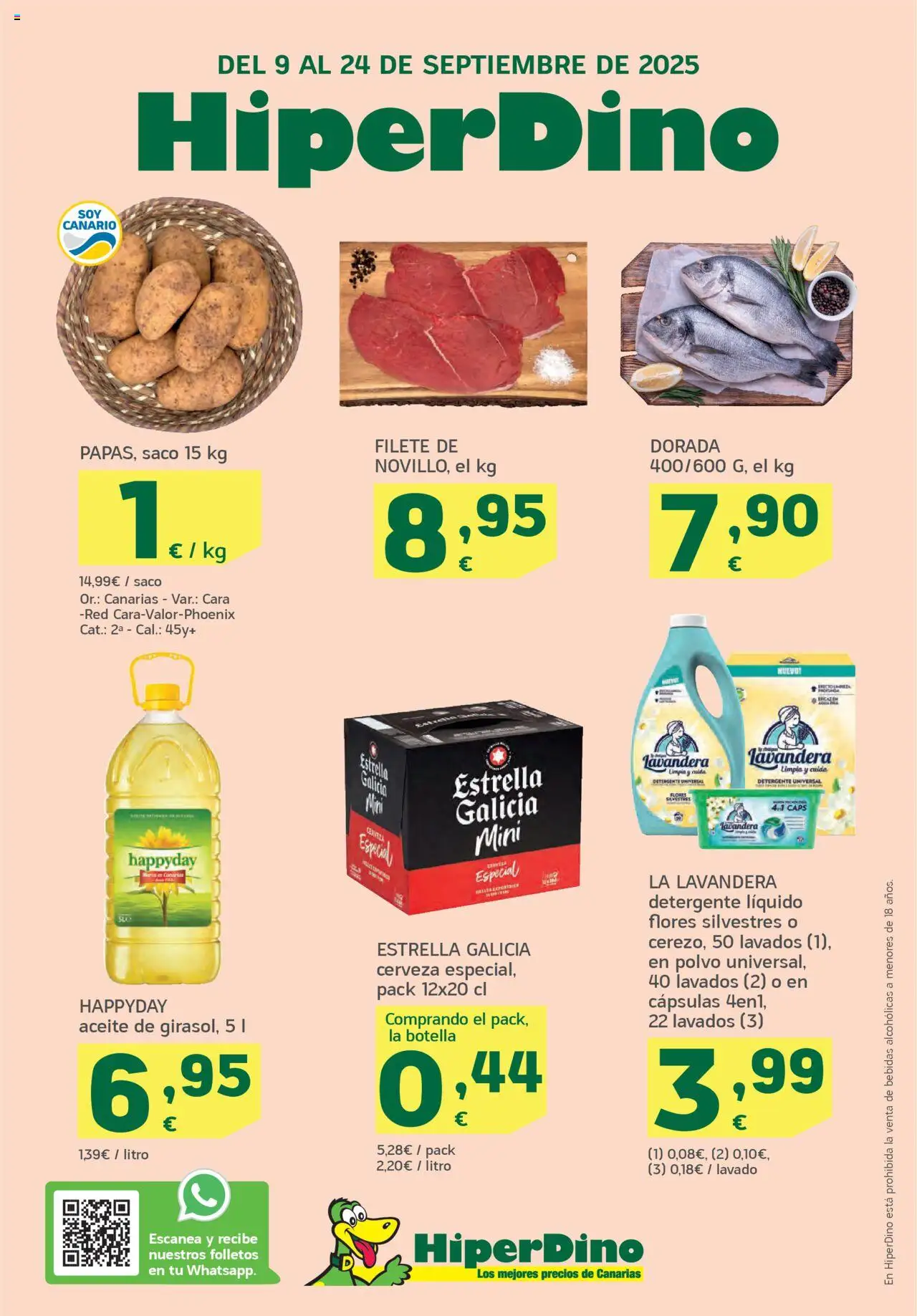 HiperDino folleto - Página de 1 - Válido desde 09/09/2025