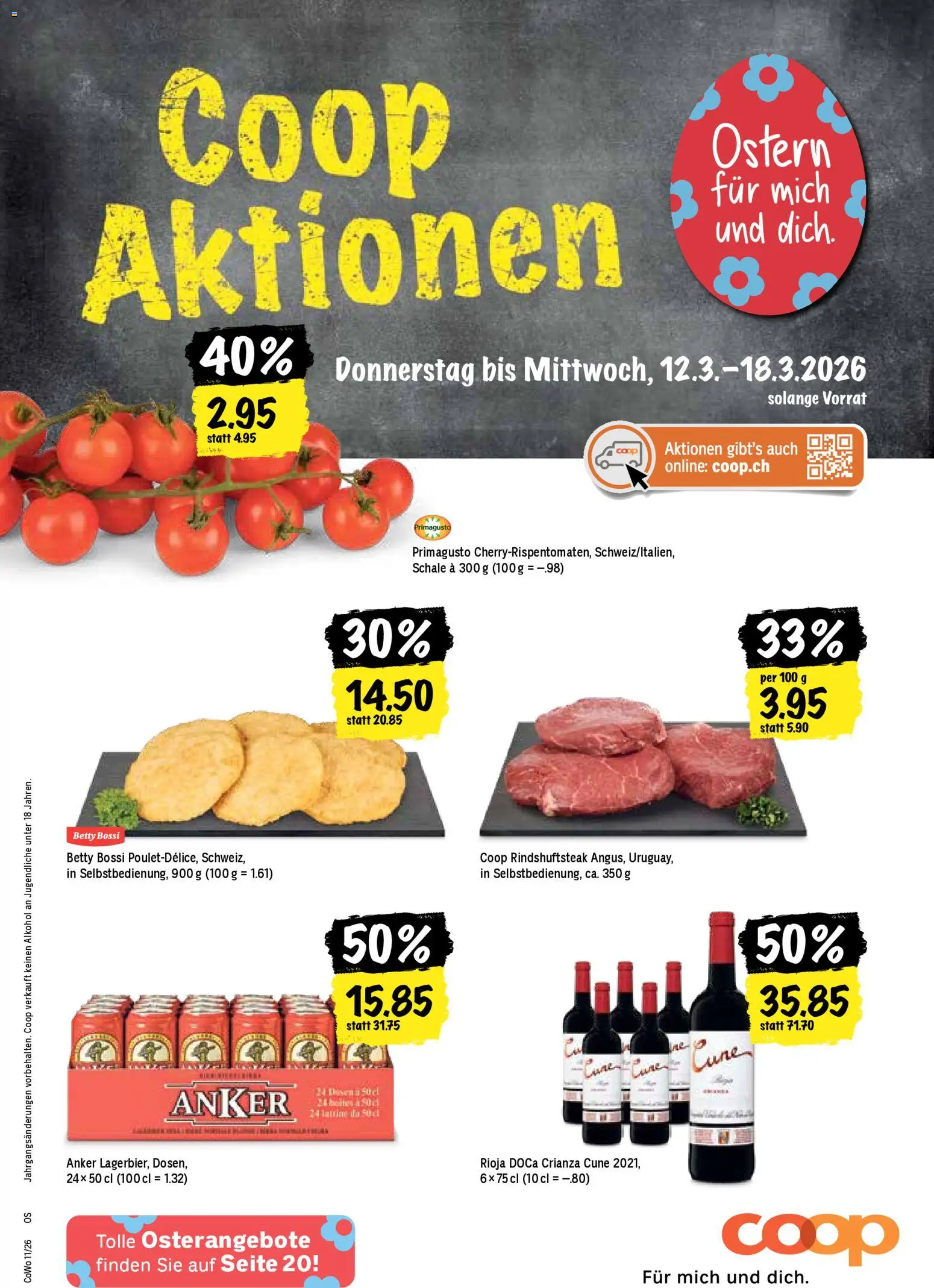 Coop aktionen - Seite 1- gültig ab 12.03.2026